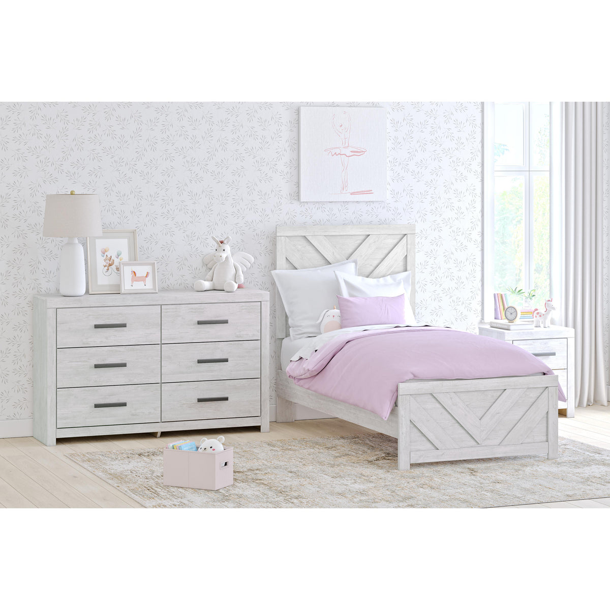 Signature Design by Ashley Cayboni B3788B6 Twin Panel Bed IMAGE 7