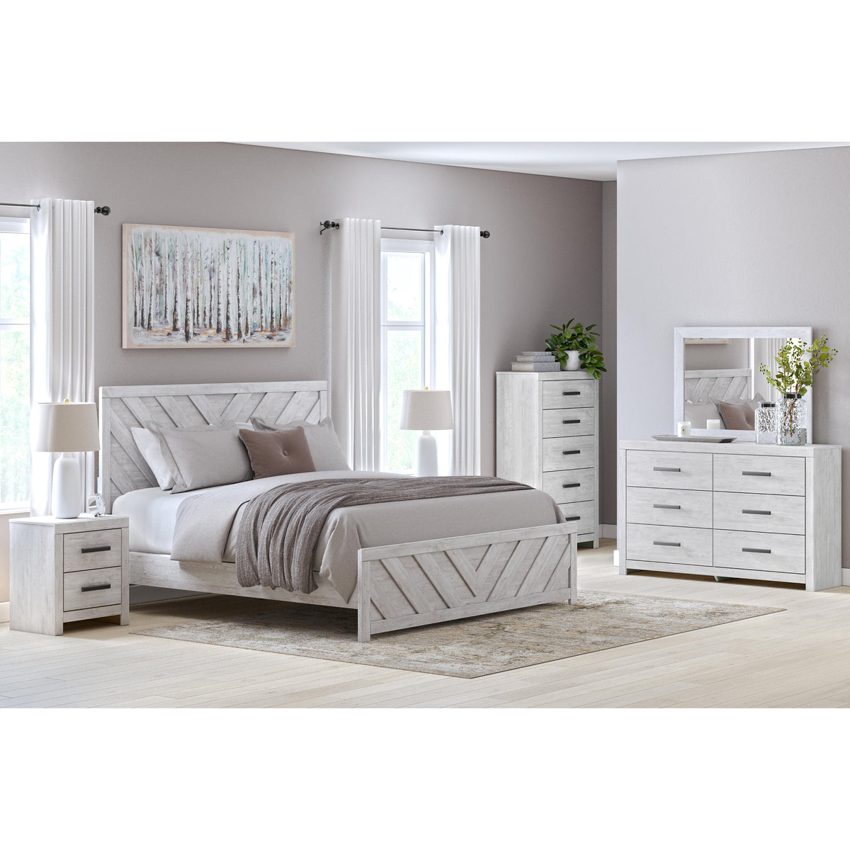 Signature Design by Ashley Cayboni B3788B7 King Panel Bed IMAGE 7