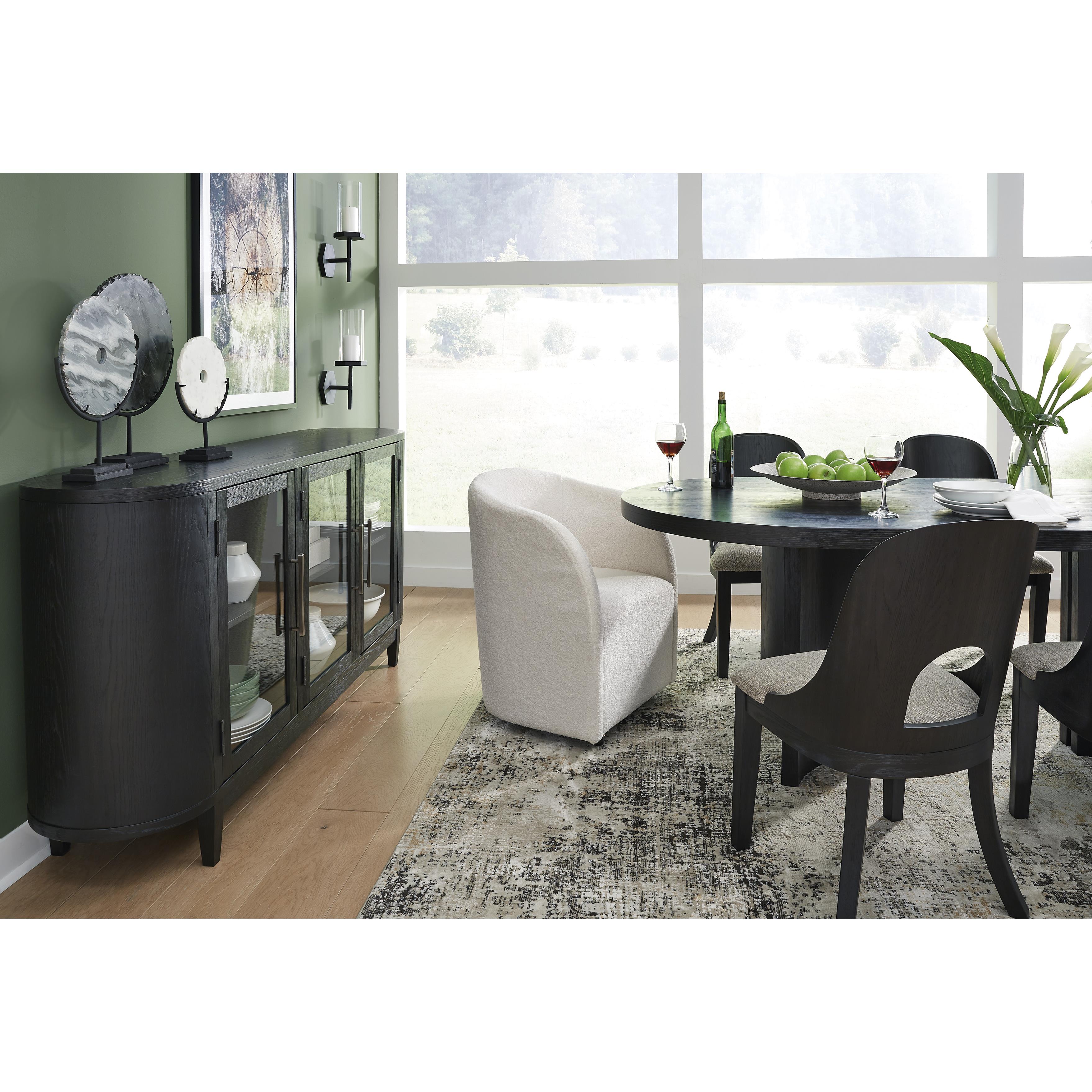 Signature Design by Ashley Rowanbeck D821-25 Oval Dining Room Table IMAGE 18