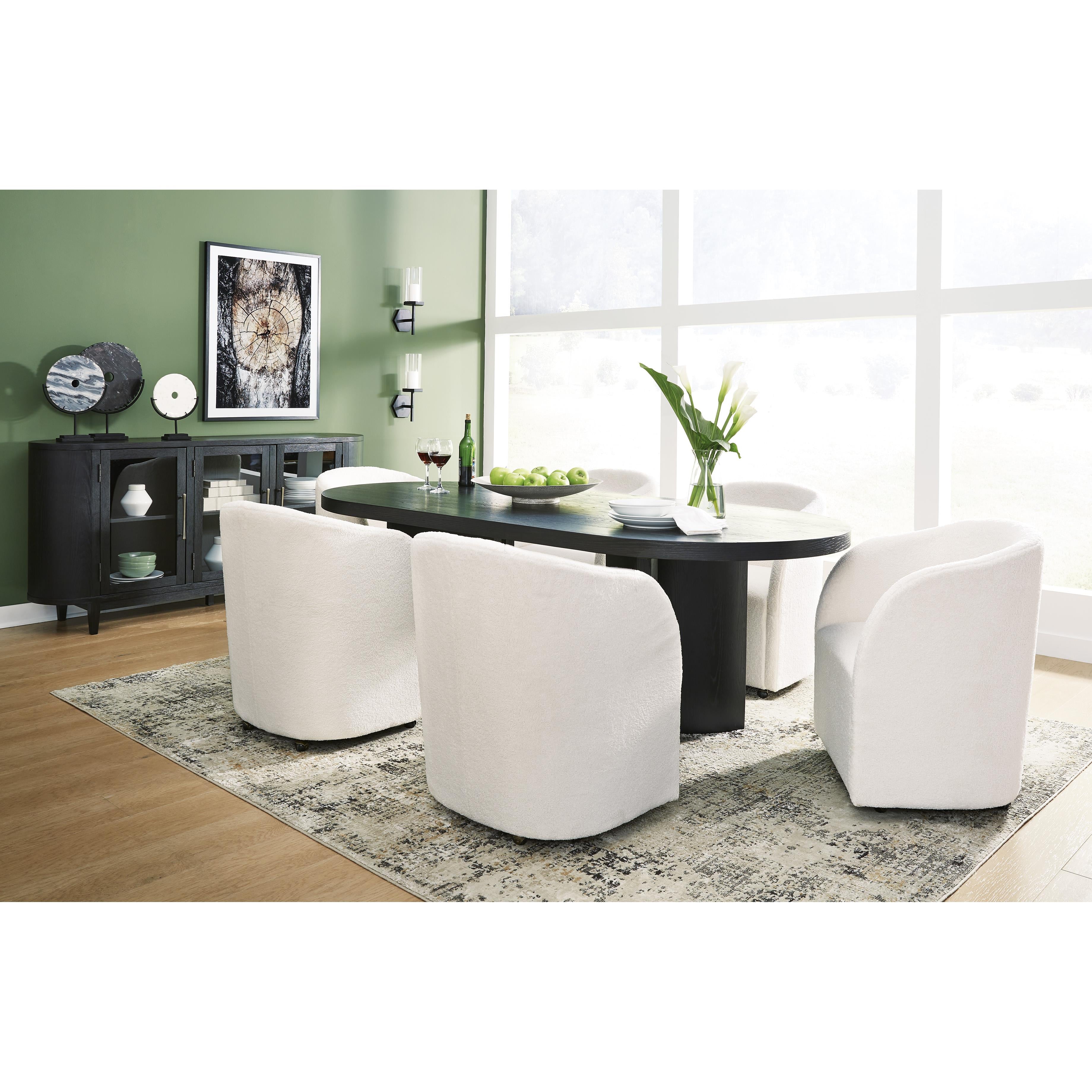 Signature Design by Ashley Rowanbeck D821-25 Oval Dining Room Table IMAGE 7