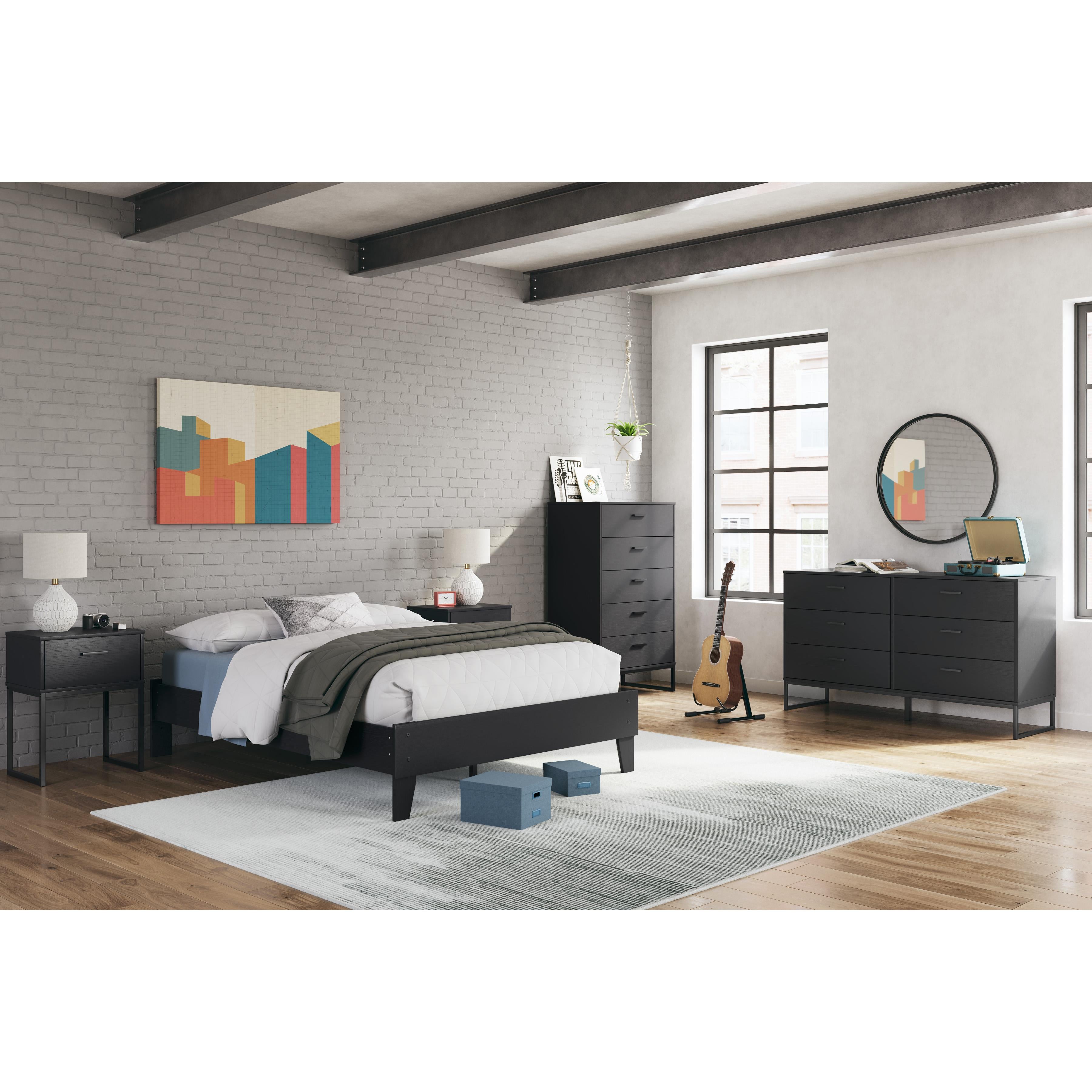 Signature Design by Ashley Socalle EB1865-112 Full Platform Bed IMAGE 6