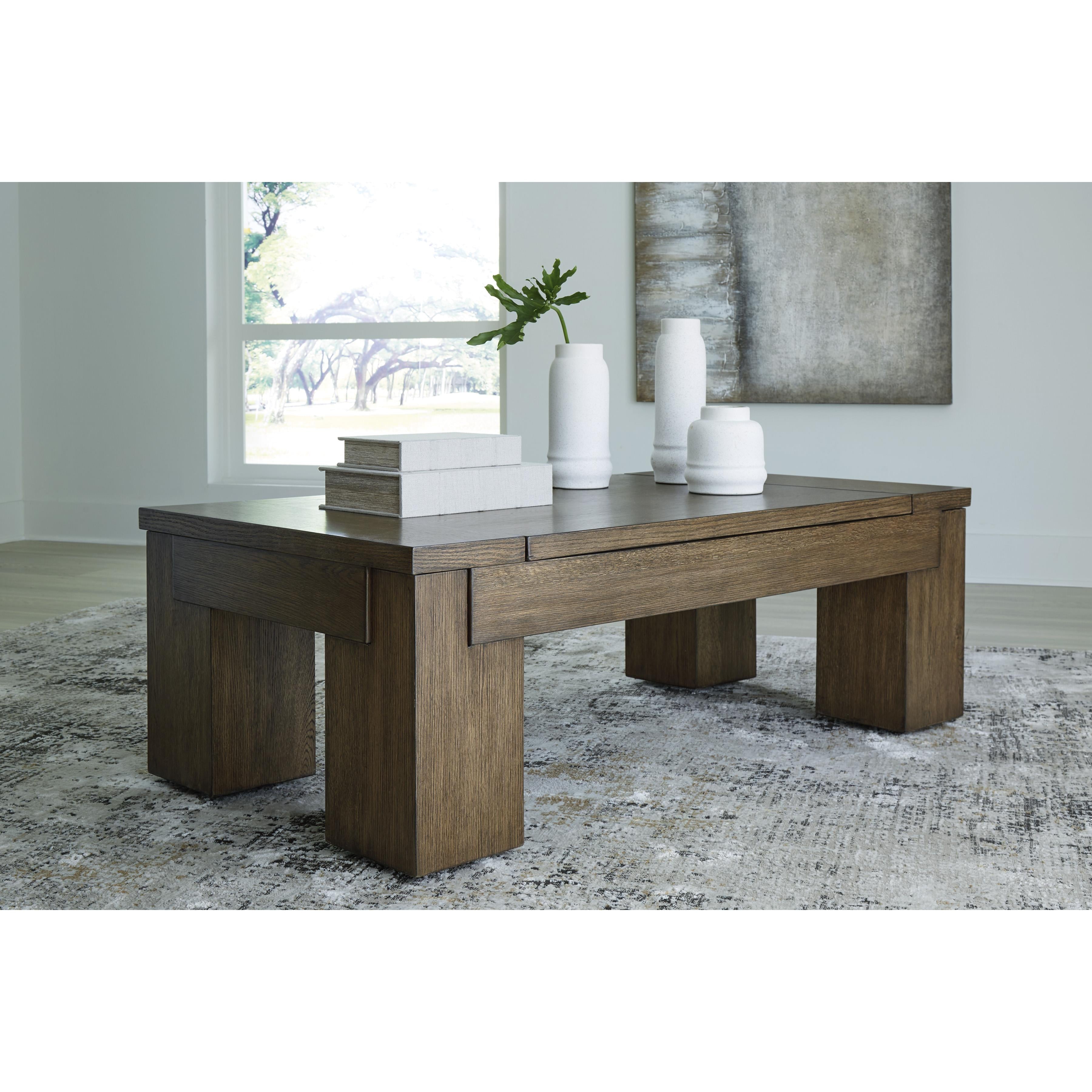 Signature Design by Ashley Rosswain T763-9 Lift Top Cocktail Table IMAGE 5