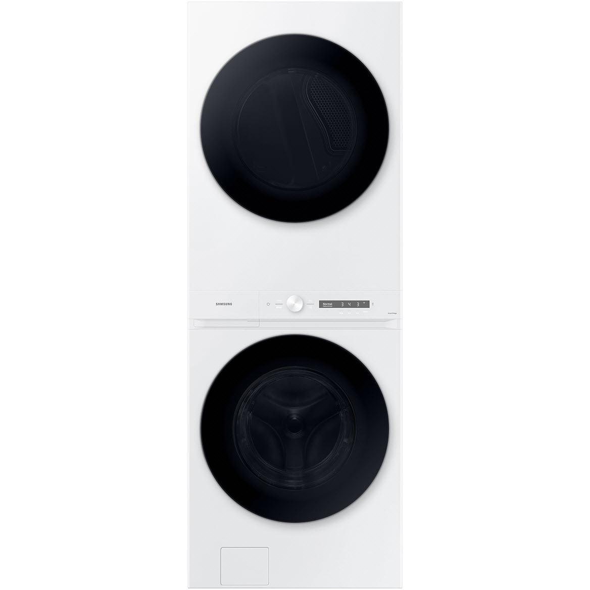 Samsung Bespoke Stacked Washer/Dryer Electric Laundry Center with Wi-Fi WH46DBH100EWAC IMAGE 1