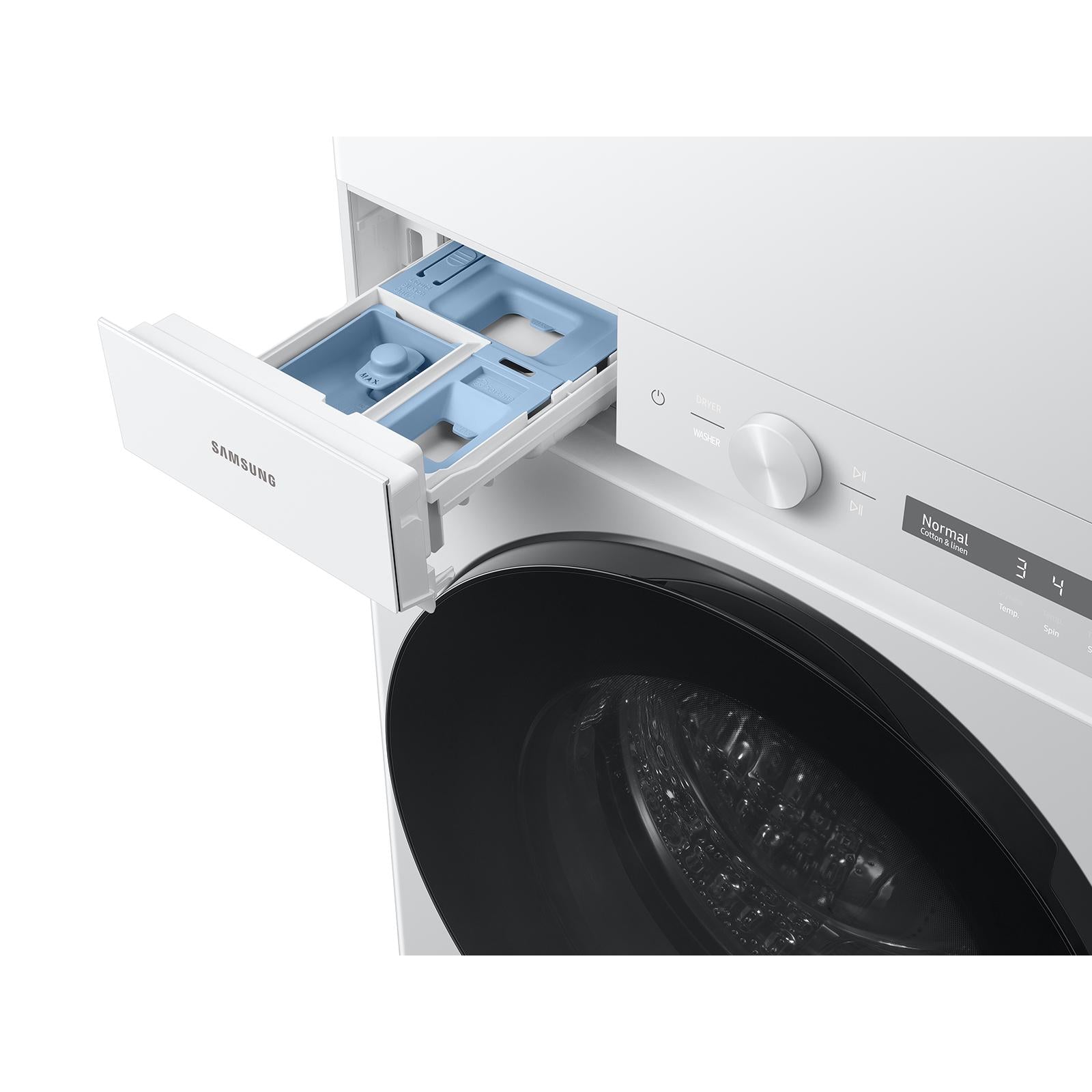 Samsung Bespoke Stacked Washer/Dryer Electric Laundry Center with Wi-Fi WH46DBH100EWAC IMAGE 6