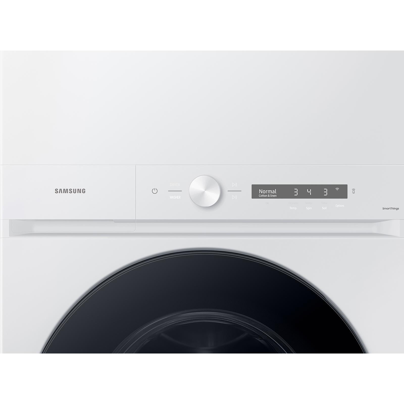 Samsung Bespoke Stacked Washer/Dryer Electric Laundry Center with Wi-Fi WH46DBH100EWAC IMAGE 7
