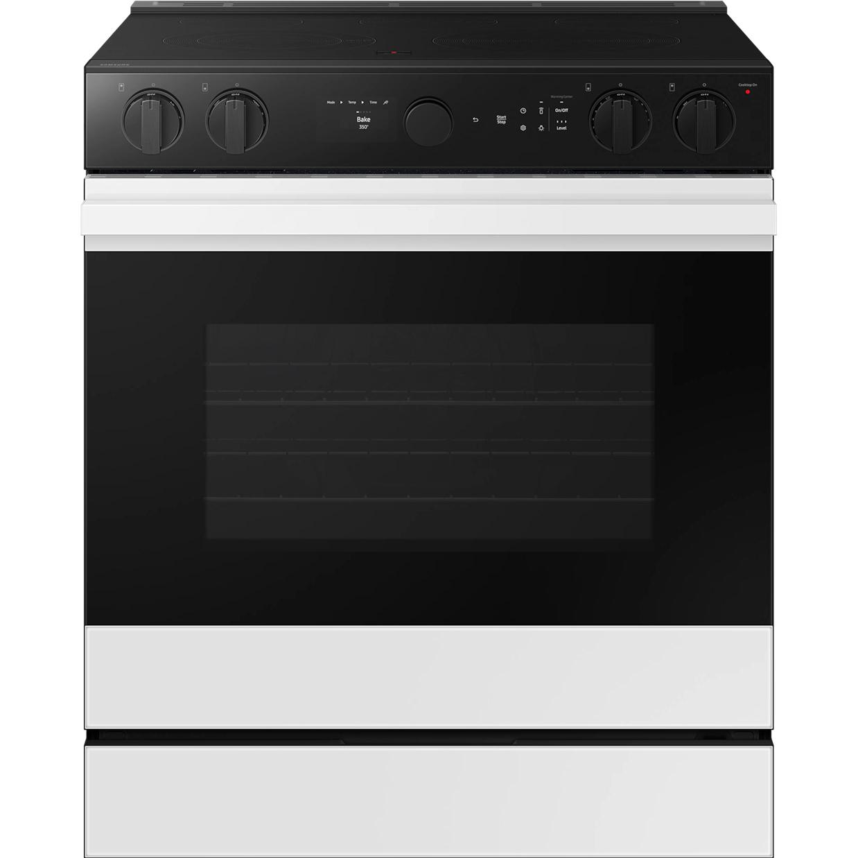 Samsung 6.3 cu. ft. Bespoke Smart Slide-In Electric Range NSE6DB850012/AC IMAGE 1