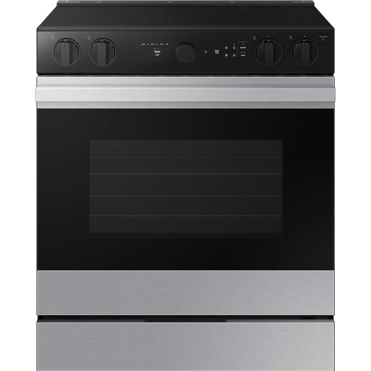 Samsung 6.3 cu. ft. Bespoke Smart Slide-In Electric Range NSE6DG8500SR/AC IMAGE 1