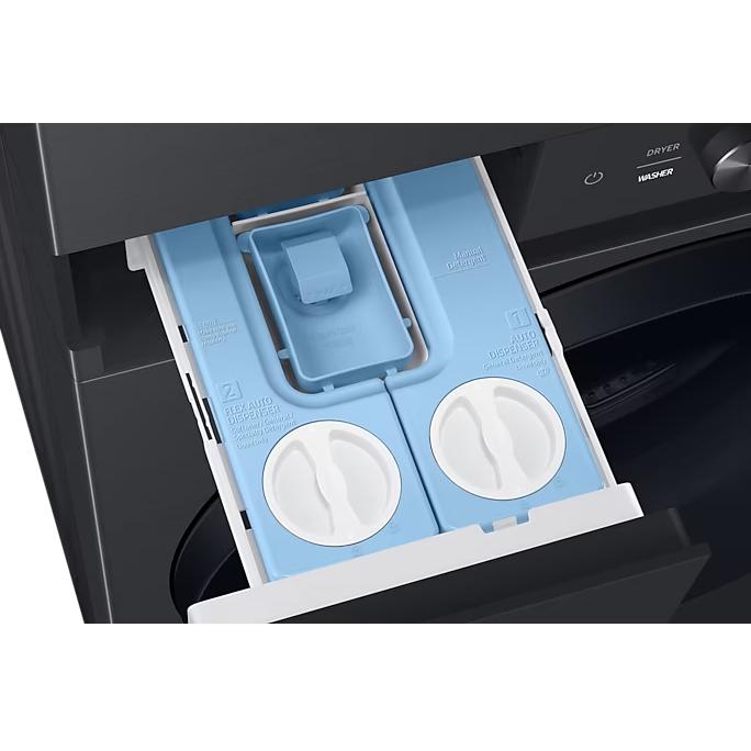 Samsung Bespoke 5.3 cu. ft. Stacked Washer/Dryer Electric Laundry Center Hub with Auto Dispenser WH46DBH550EVAC IMAGE 15