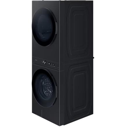 Samsung Bespoke 5.3 cu. ft. Stacked Washer/Dryer Electric Laundry Center Hub with Auto Dispenser WH46DBH550EVAC IMAGE 16