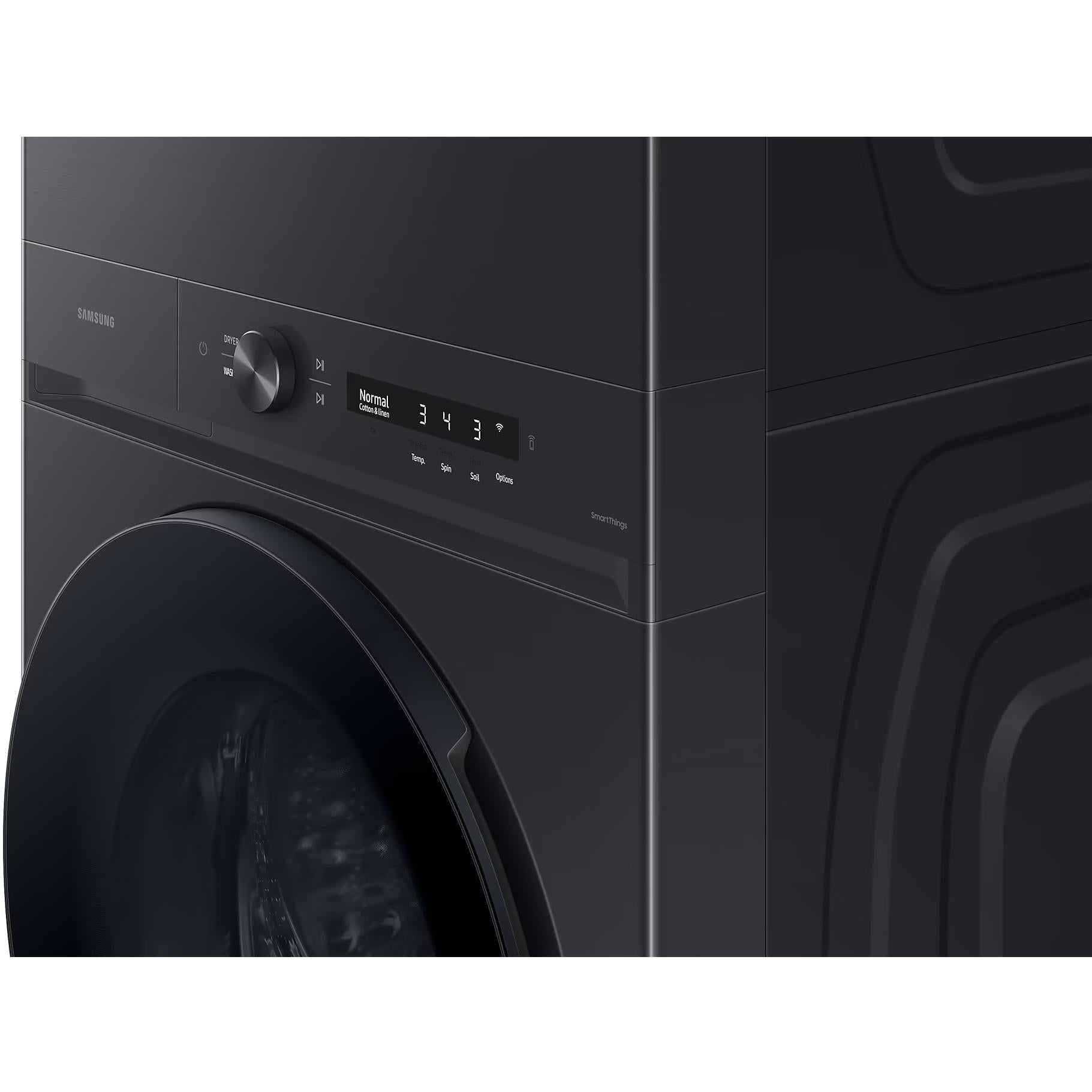 Samsung Bespoke 5.3 cu. ft. Stacked Washer/Dryer Electric Laundry Center Hub with Auto Dispenser WH46DBH550EVAC IMAGE 5