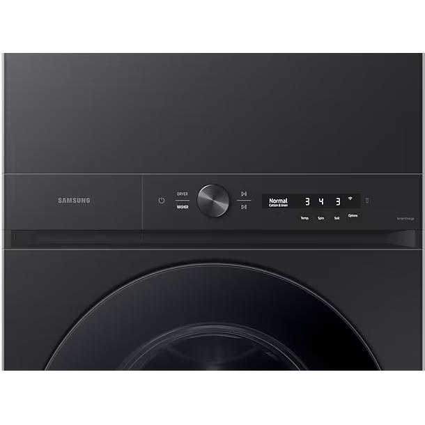 Samsung Bespoke 5.3 cu. ft. Stacked Washer/Dryer Electric Laundry Center Hub with Auto Dispenser WH46DBH550EVAC IMAGE 7