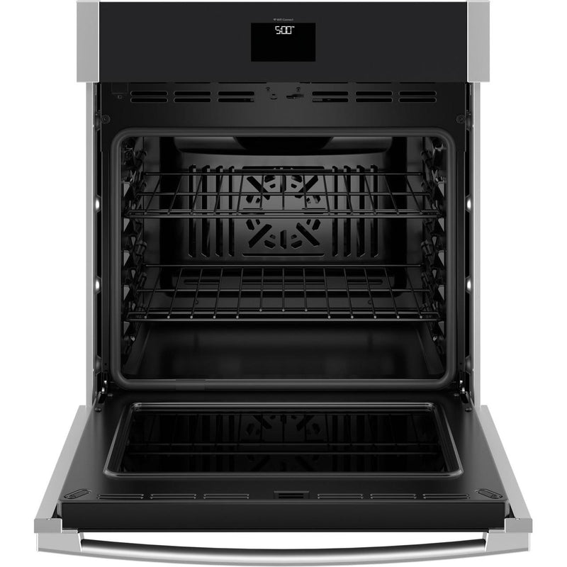 GE 27-inch, 4.3 cu. ft. Built-in Single Wall Oven with True European Convection JKS5000SVSS IMAGE 3