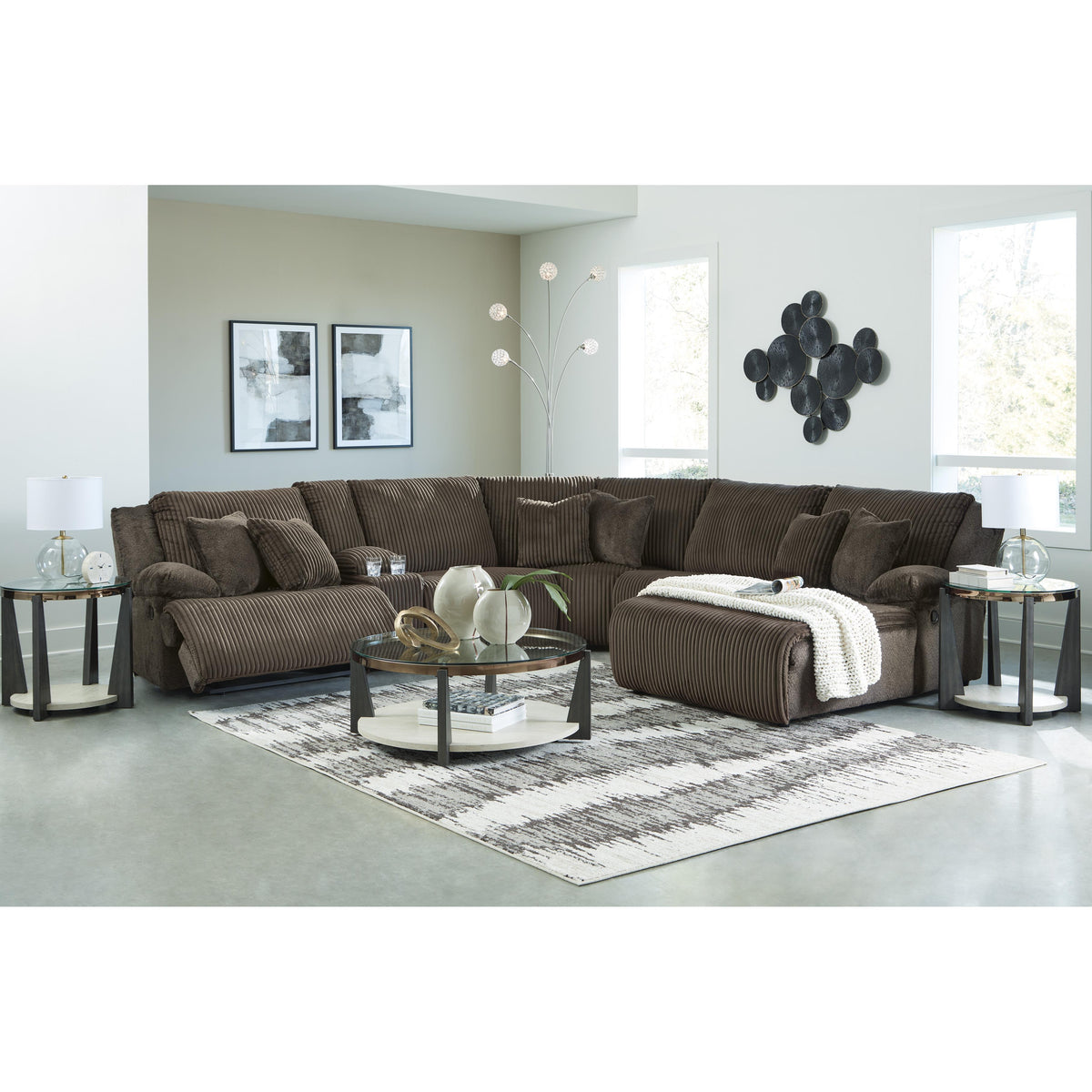 Signature Design by Ashley Top Tier 92705S1 6 pc Reclining Sectional with Chaise IMAGE 5