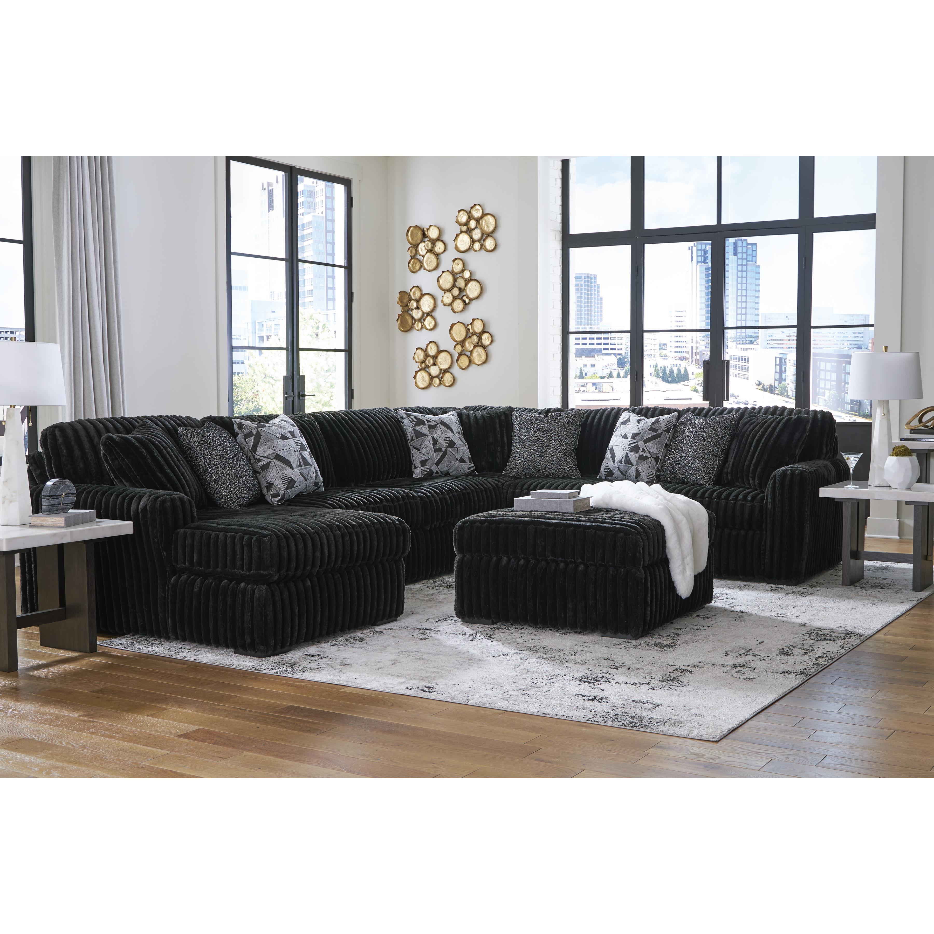 Signature Design by Ashley Midnight-Madness 9810308 Oversized Accent Ottoman IMAGE 11