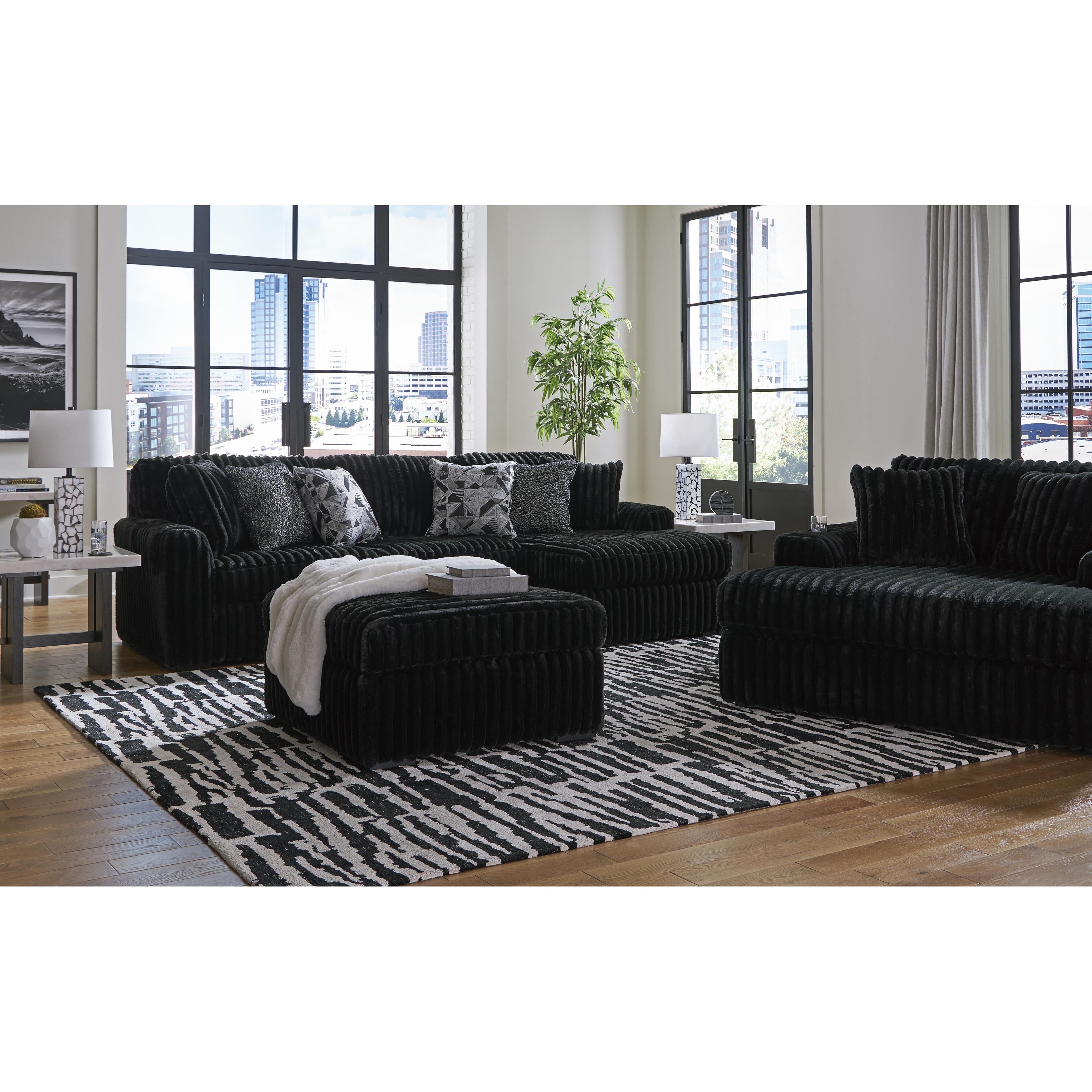 Signature Design by Ashley Midnight-Madness 9810308 Oversized Accent Ottoman IMAGE 9