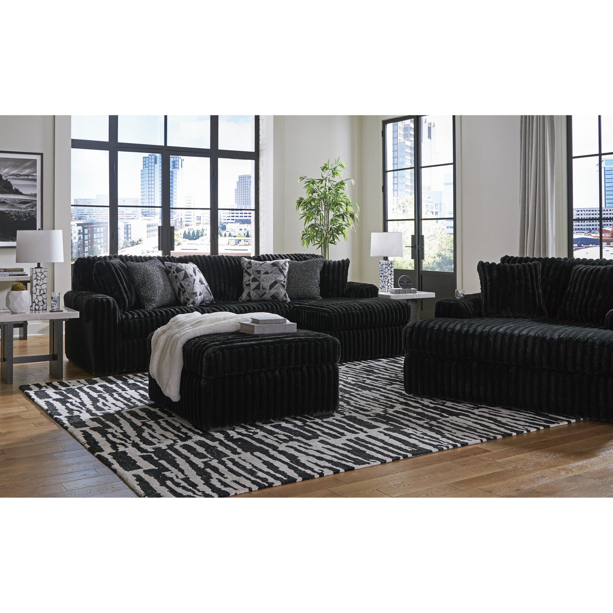 Signature Design by Ashley Midnight-Madness 9810315 Oversized Chaise IMAGE 8