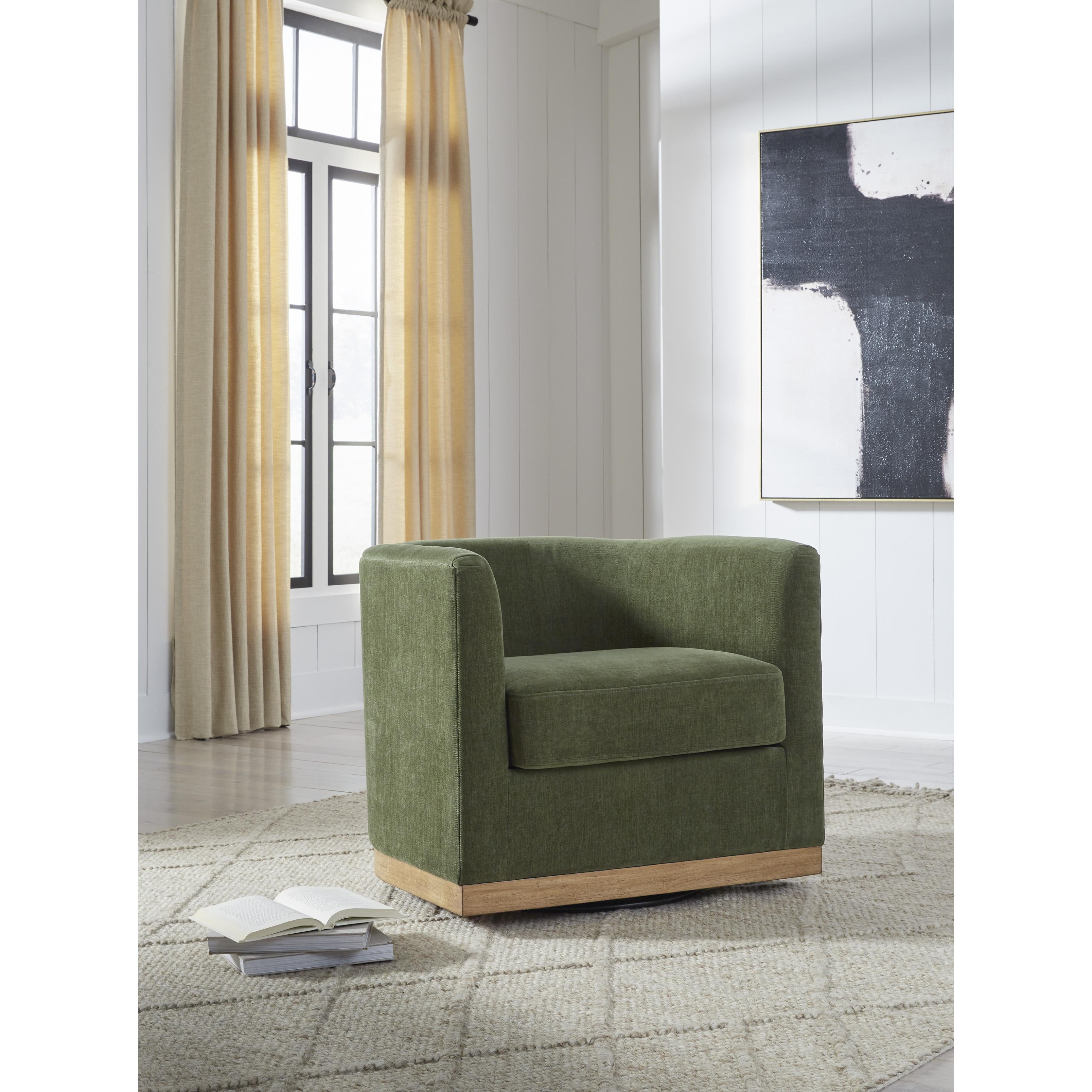 Signature Design by Ashley Jersonlow A3000696 Swivel Accent Chair IMAGE 5