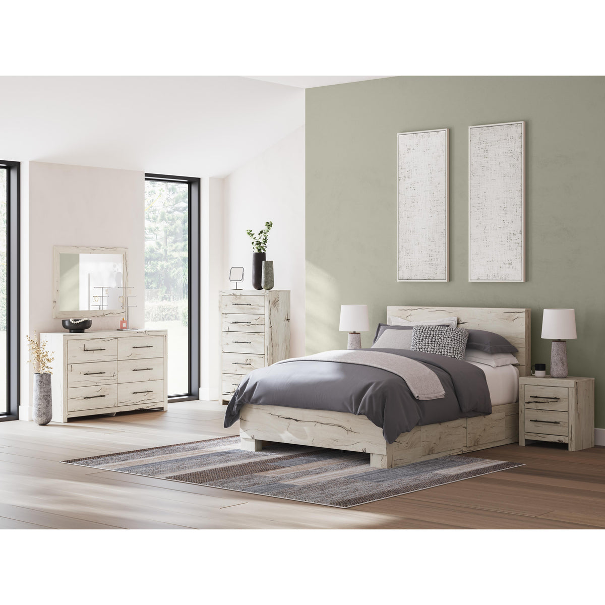 Signature Design by Ashley Lawroy B2310B8 Queen Panel Bed with Storage IMAGE 10