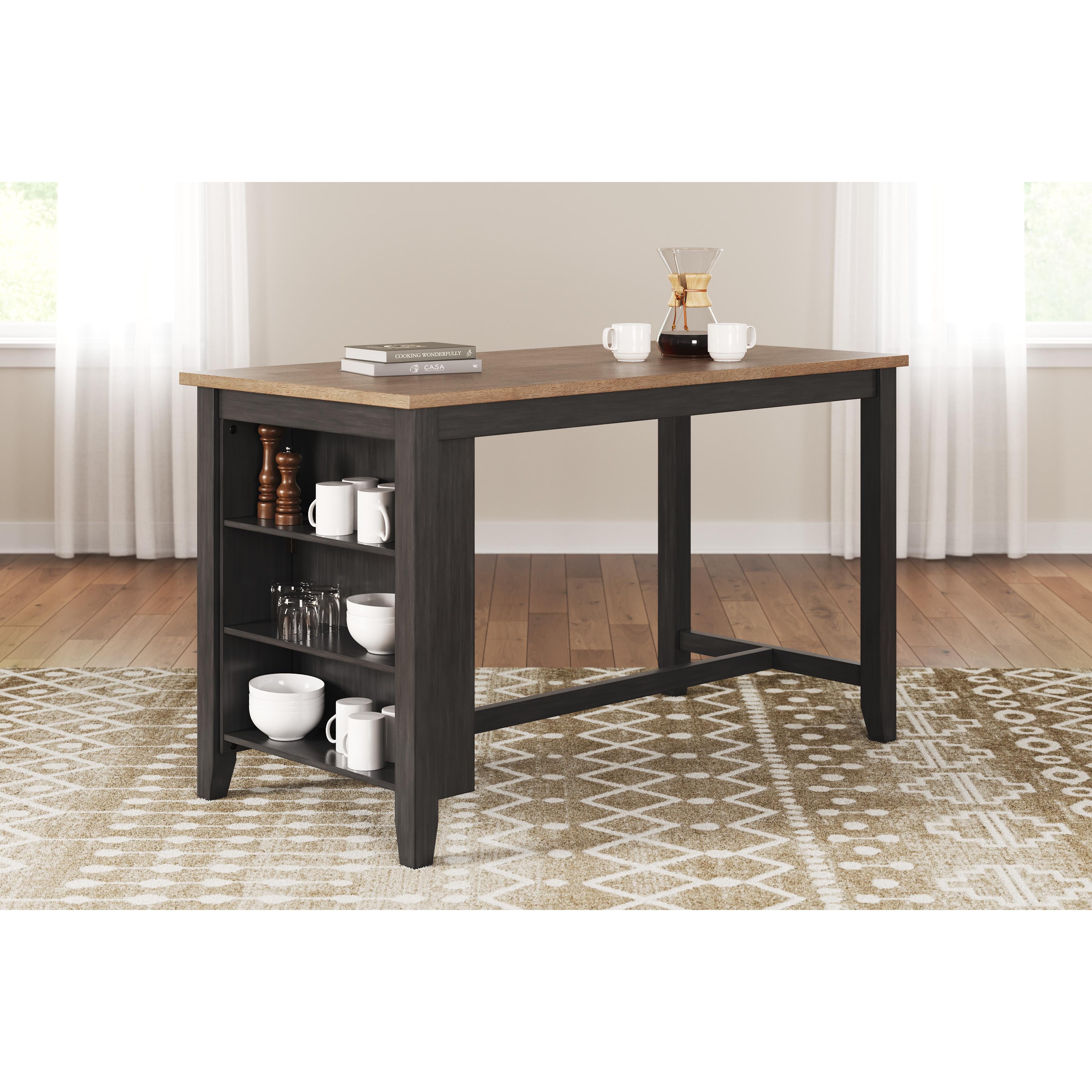 Signature Design by Ashley Gesthaven D396-13 Rectangular Dining Room Counter Table IMAGE 6