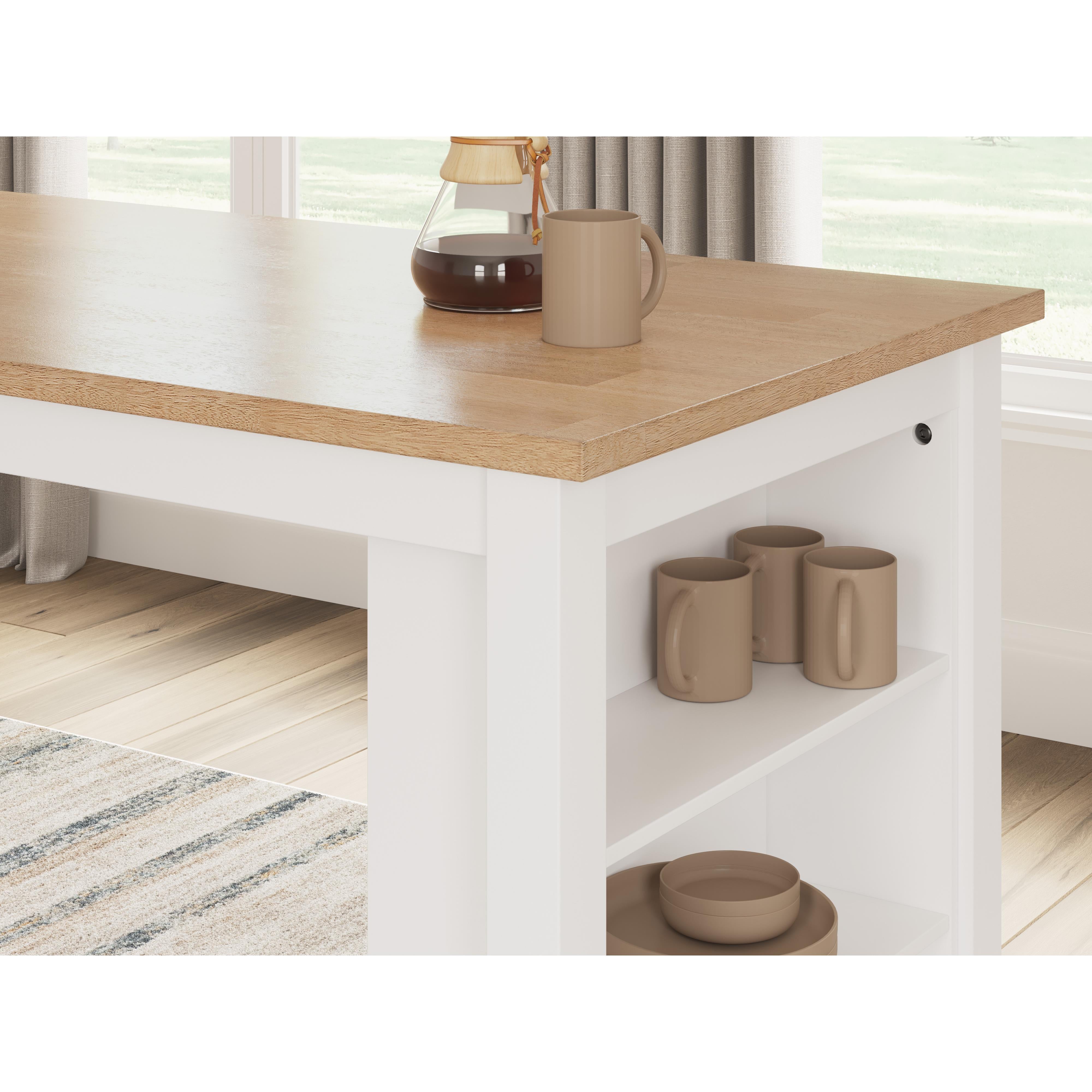 Signature Design by Ashley Gesthaven D398-13 Rectangular Dining Room Counter Table IMAGE 8