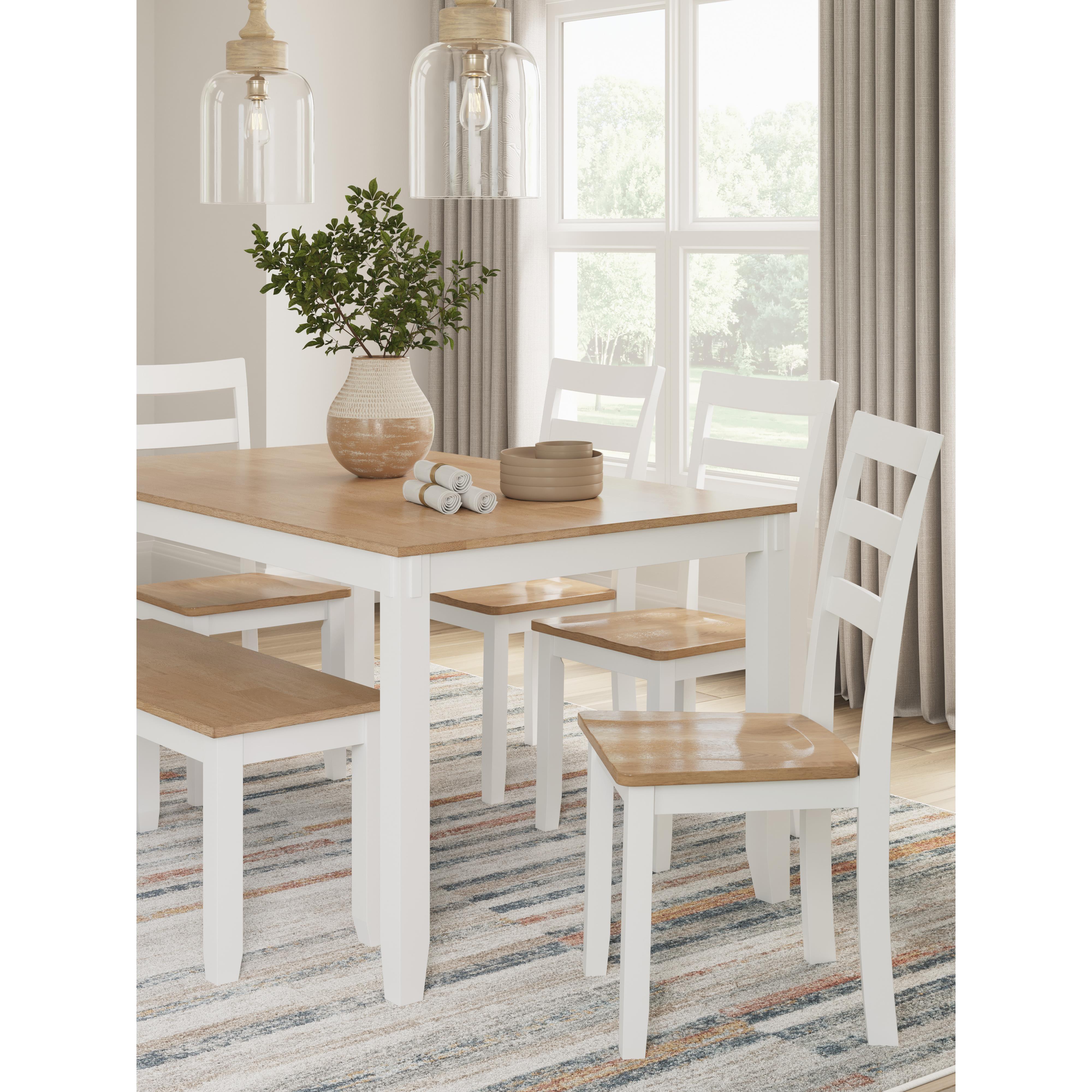 Signature Design by Ashley Gesthaven D398-325 Dining Room Table Set IMAGE 4