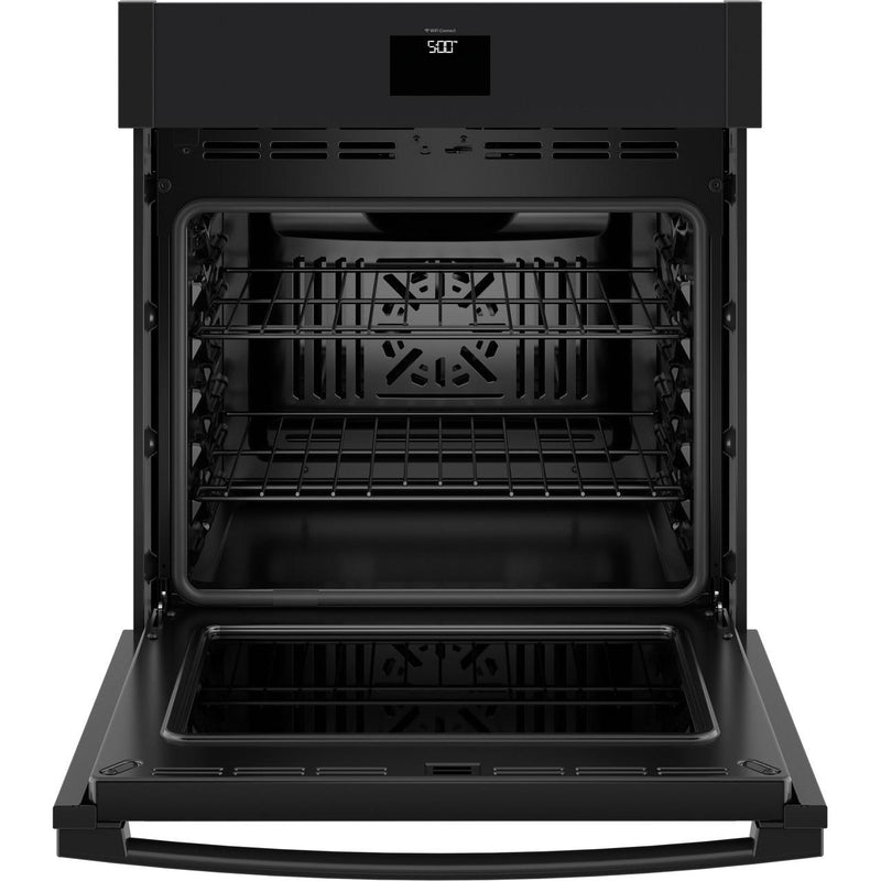 GE 27-inch, 4.3 cu. ft. Built-in Single Wall Oven with True European Convection JKS5000DVBB IMAGE 3