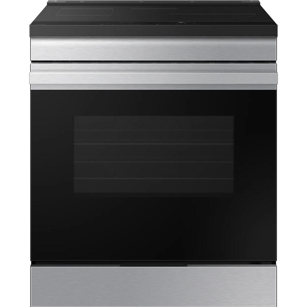 Samsung 6.3 cu. ft. Bespoke Smart Slide-In Induction Range NSI6DG9300SR/AC IMAGE 1