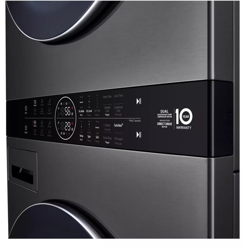 LG Stacked Washer/Dryer Electric Laundry Center with Wi-Fi WKHC252HBA IMAGE 12