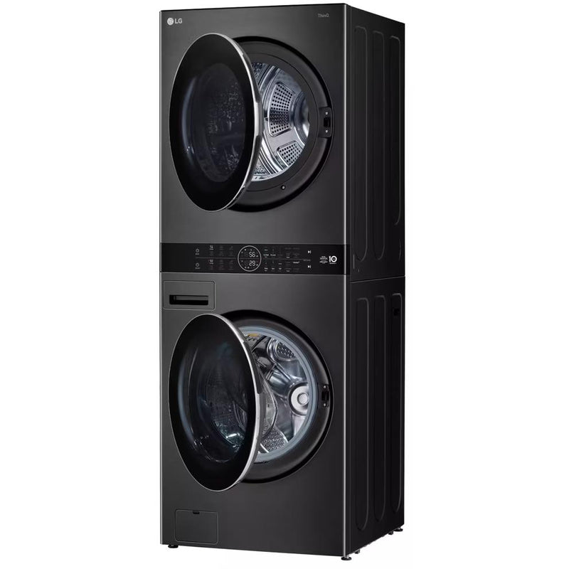 LG Stacked Washer/Dryer Electric Laundry Center with Wi-Fi WKHC252HBA IMAGE 4