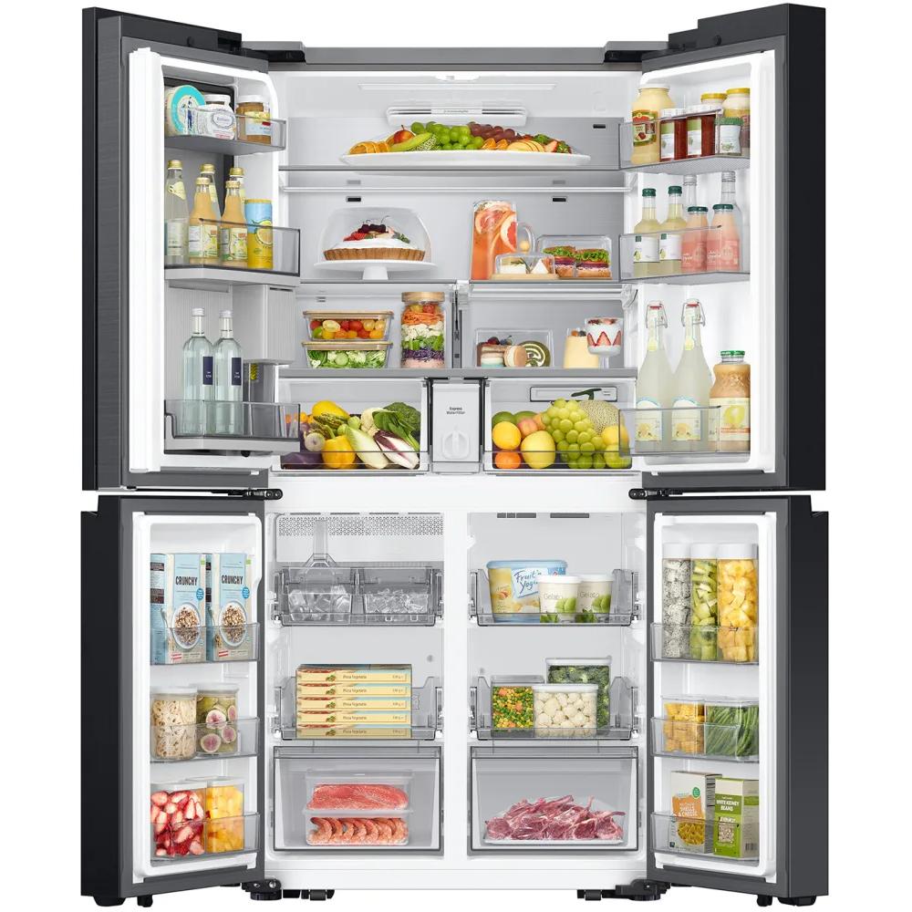 Samsung Bespoke 36-inch, 28.6 cu. ft. Freestanding 4-Door Refrigerator with Wi-Fi RF29DB9600QLAA IMAGE 2