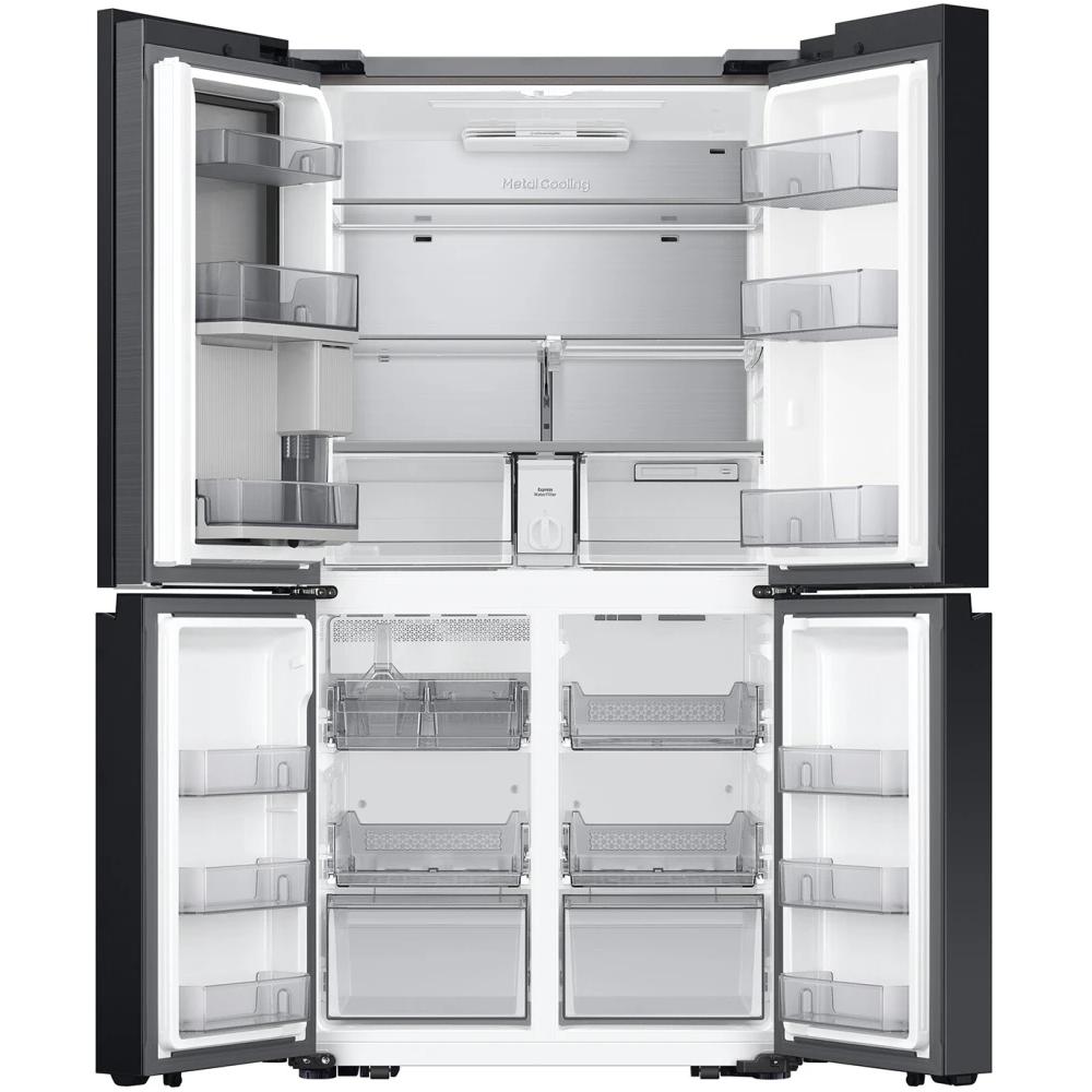 Samsung Bespoke 36-inch, 28.6 cu. ft. Freestanding 4-Door Refrigerator with Wi-Fi RF29DB9600QLAA IMAGE 3