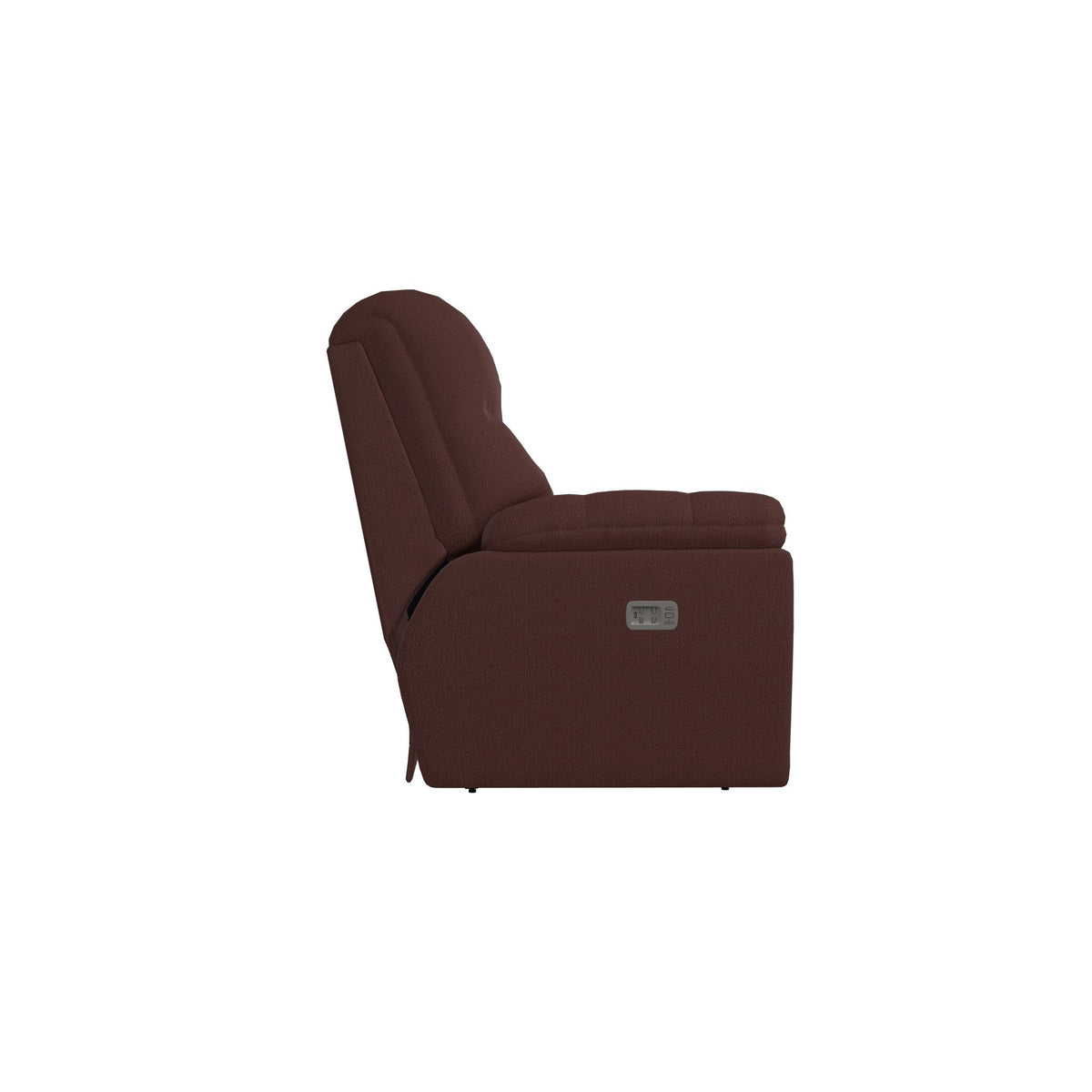 La-Z-Boy Morrison Power Reclining Loveseat w/ Headrest, Lumbar & Console - Burgundy IMAGE 3