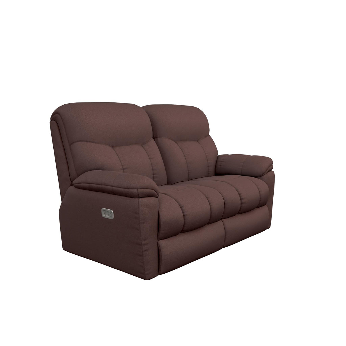 La-Z-Boy Morrison Power Reclining Loveseat w/ Headrest & Lumbar - Burgundy IMAGE 1