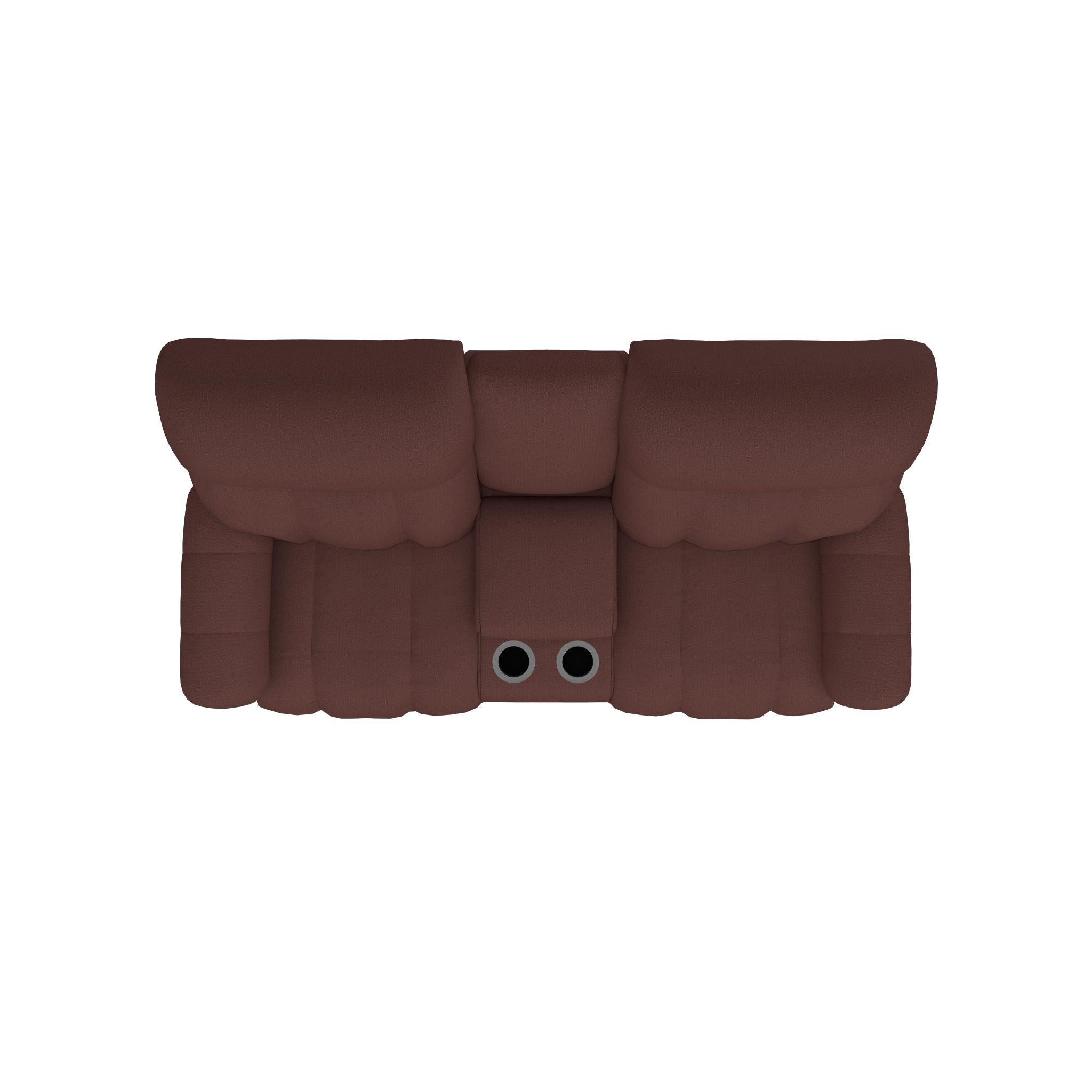 La-Z-Boy Morrison Reclining Loveseat w/ Console - Burgundy IMAGE 5
