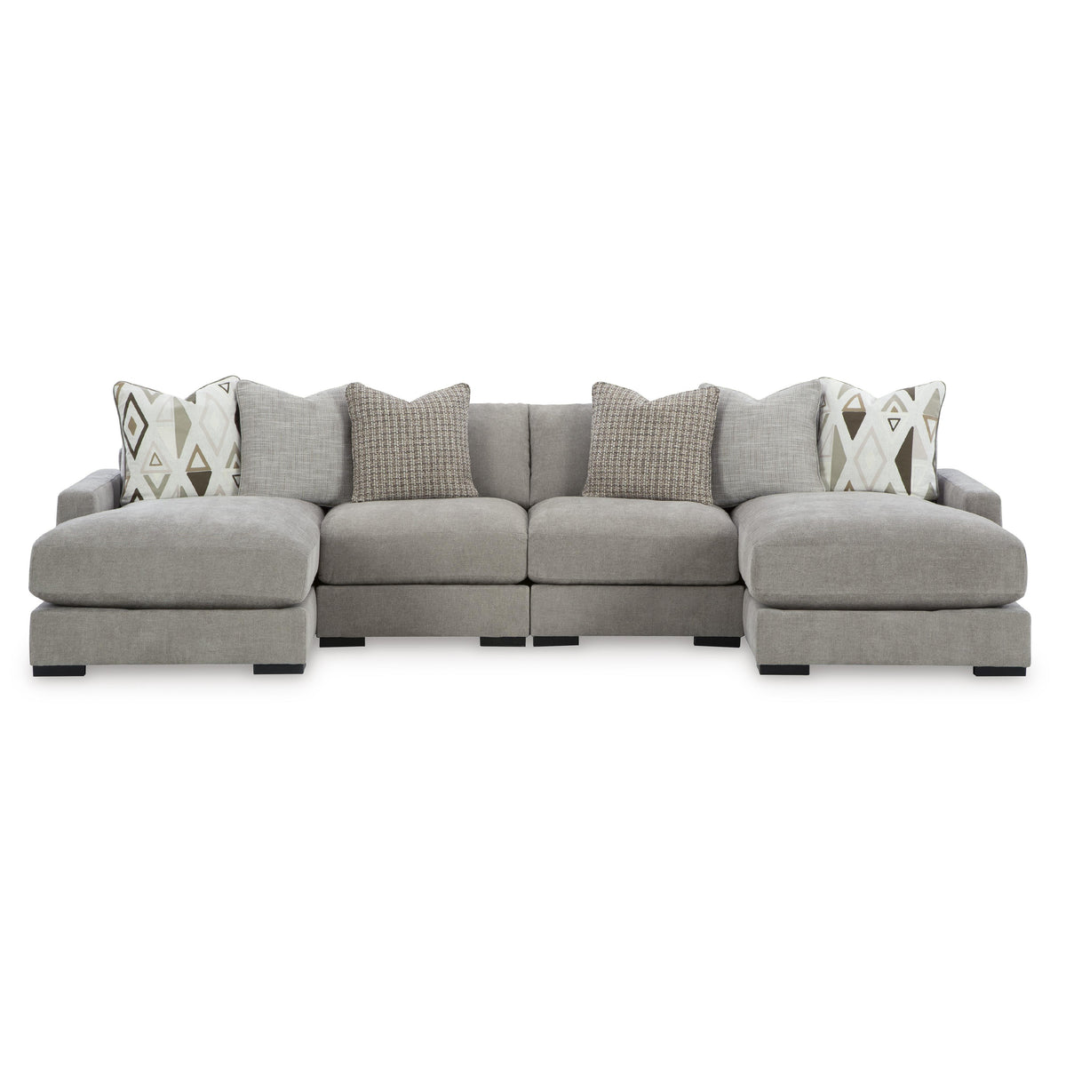 Benchcraft Aslan Court 20305S5 4 pc Sofa Pit Sectional IMAGE 1