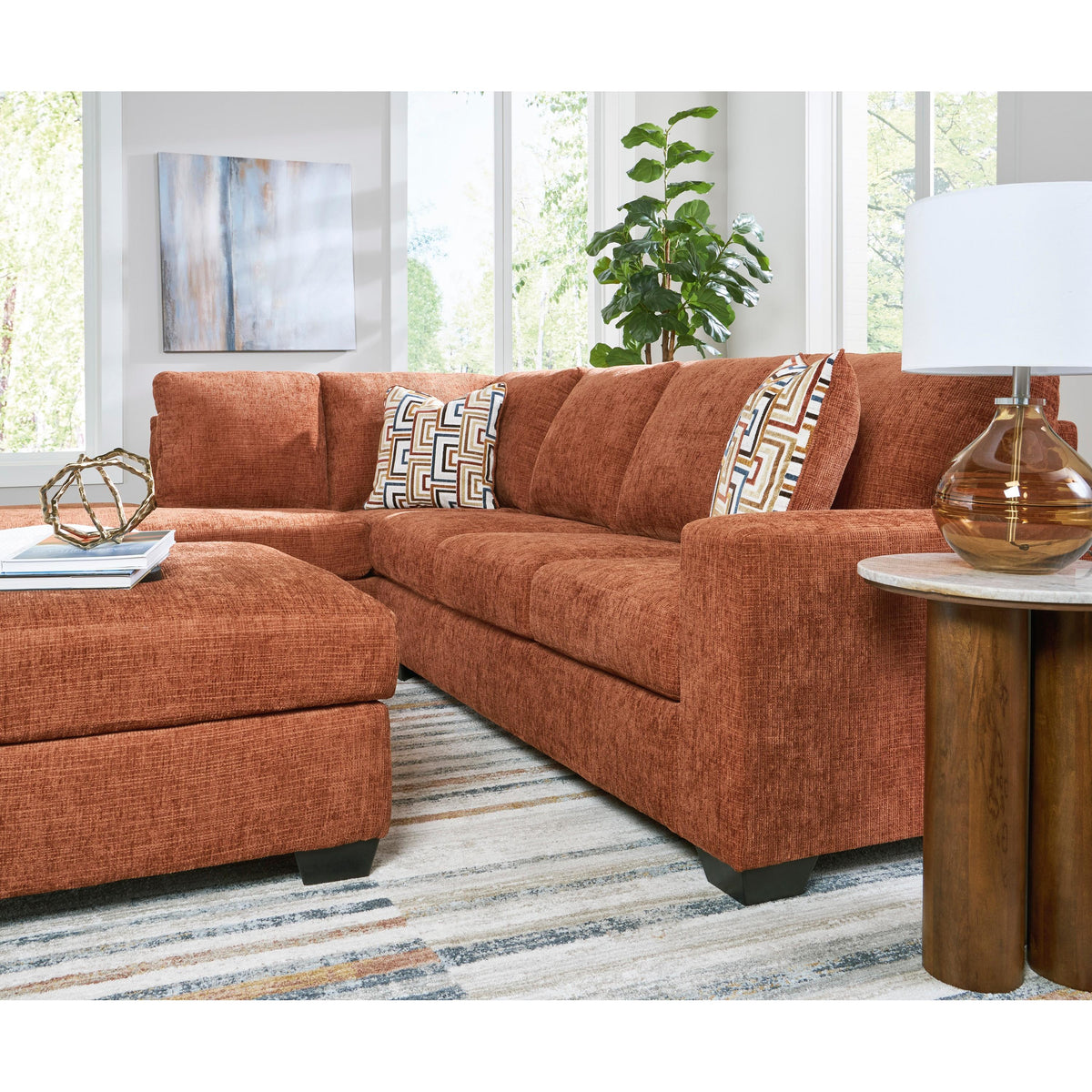 Signature Design by Ashley Aviemore 24304S1 2 pc Sectional with Chaise IMAGE 6