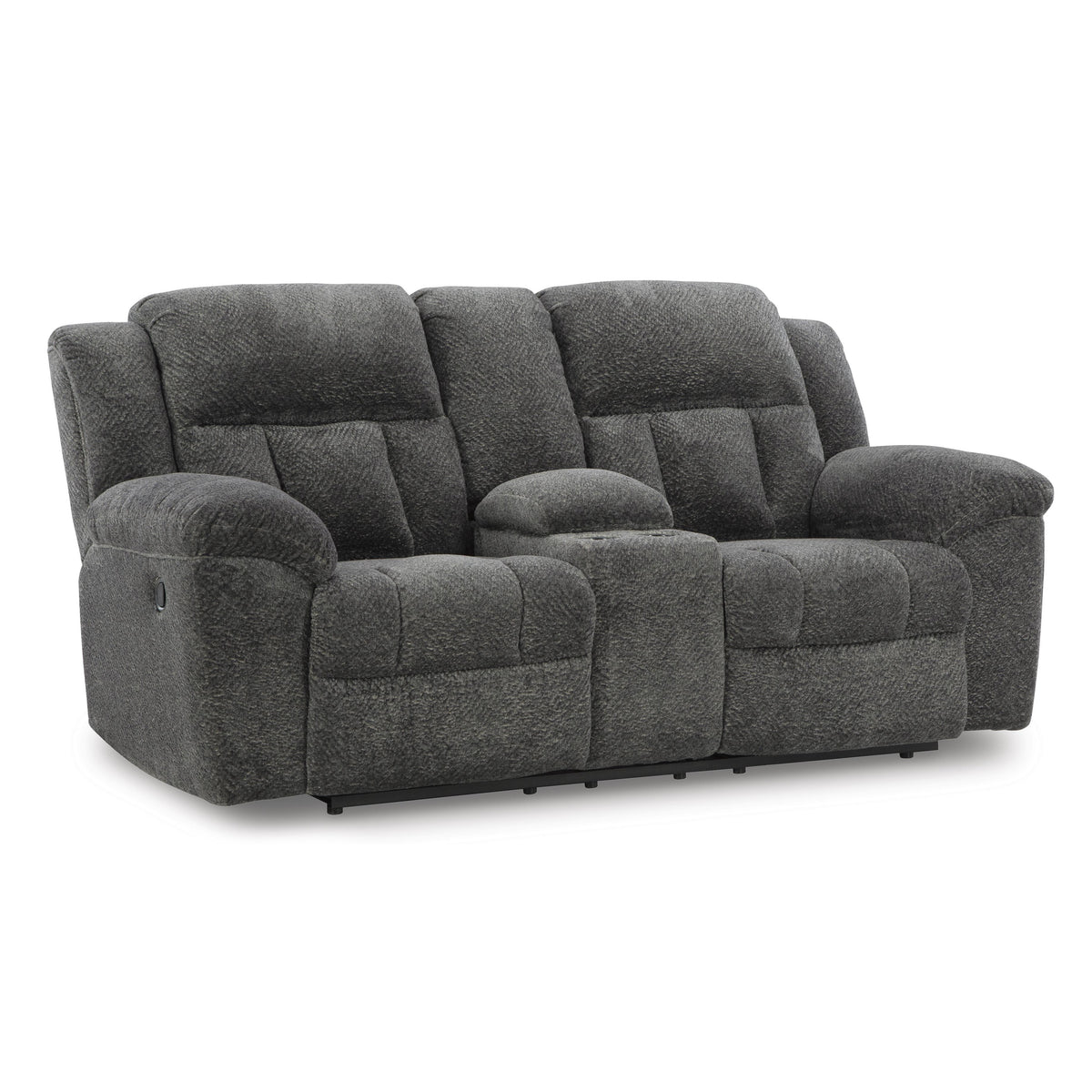 Signature Design by Ashley Frohn 3740694 Double Reclining Loveseat with Console IMAGE 1