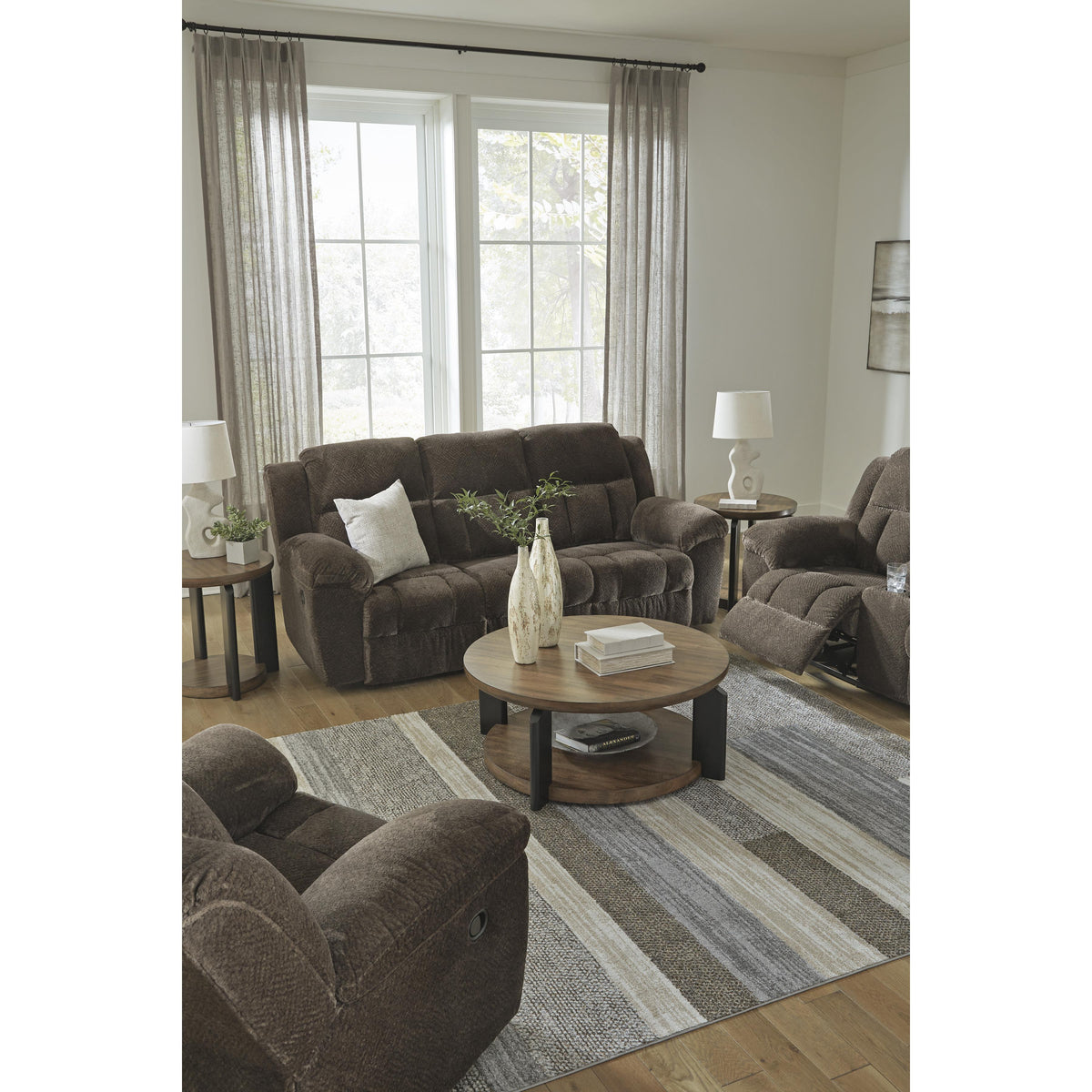 Signature Design by Ashley Frohn 3740794 Double Reclining Loveseat with Console IMAGE 11