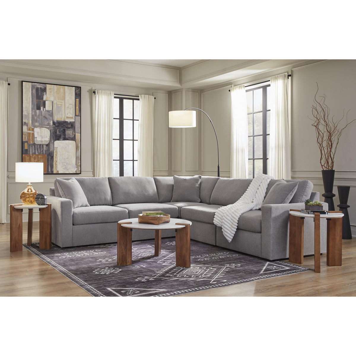 Signature Design by Ashley Modmax 92104S6 5 pc Sectional IMAGE 3