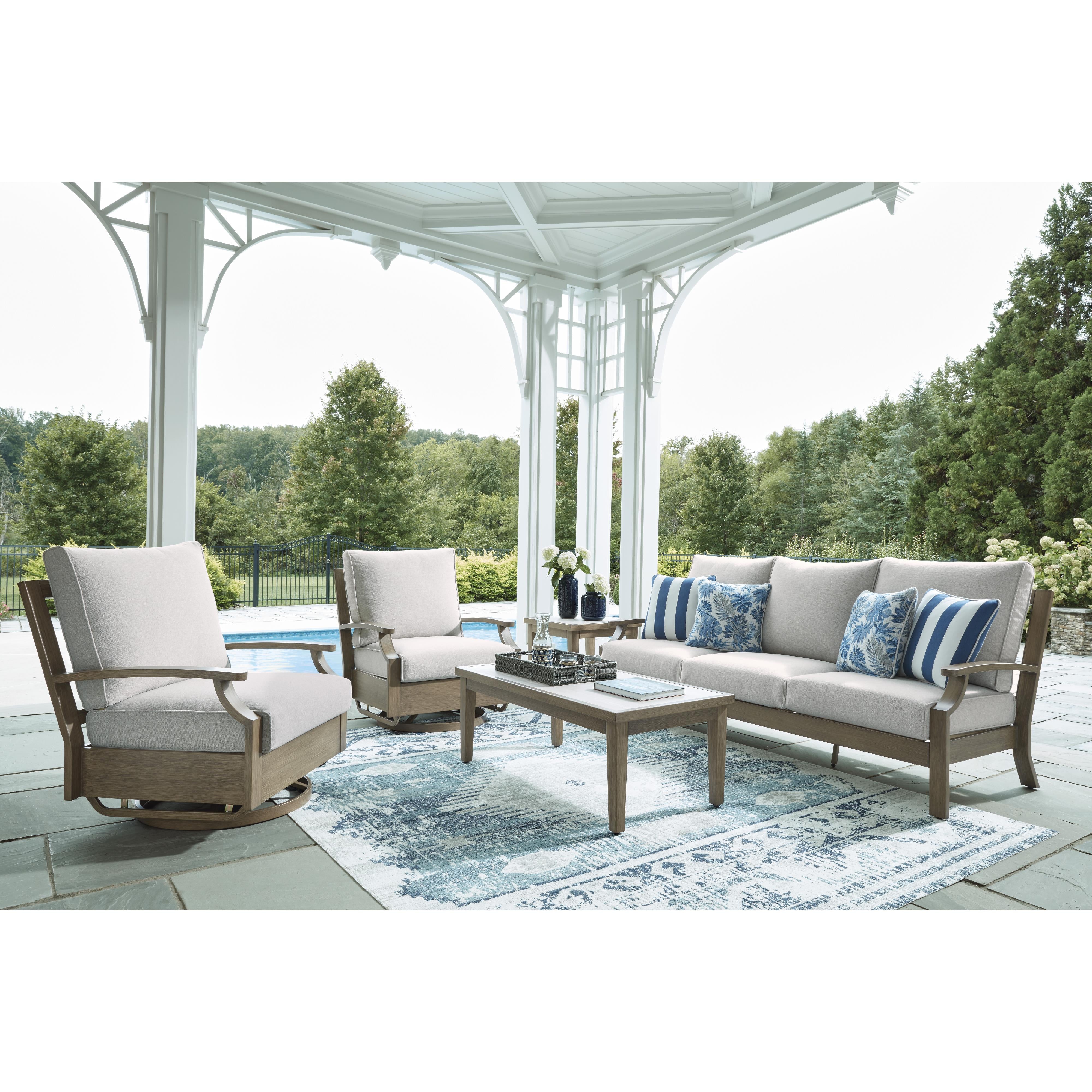 Signature Design by Ashley Rainier Ranch P701-821 Swivel Glider Chair with Cushion IMAGE 10