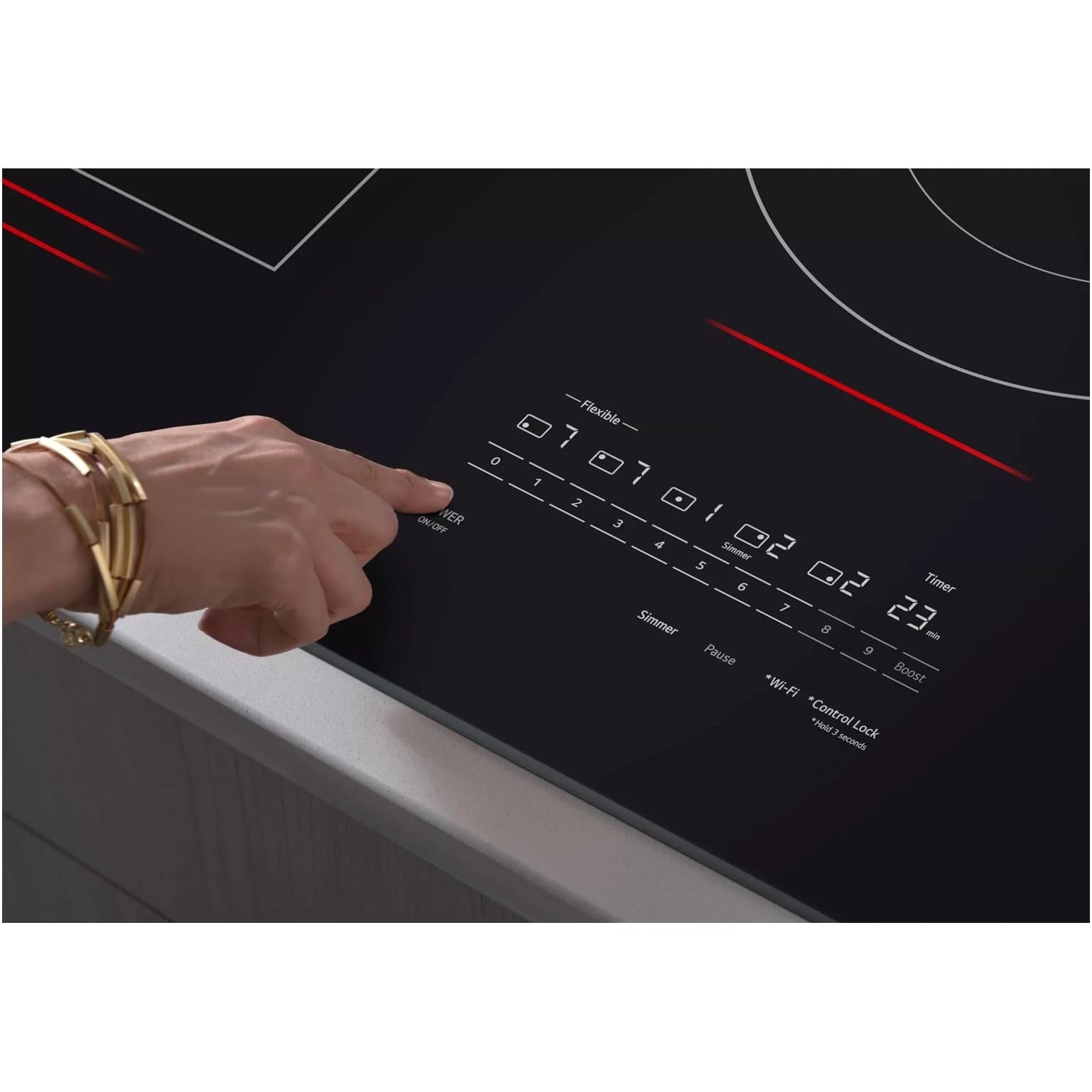 LG 36-inch Built-In Induction Cooktop with UltraHeat™ CBIH3617BE IMAGE 5