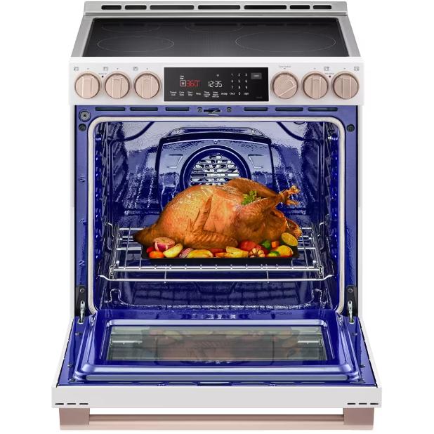 LG STUDIO Studio 30-inch Slide-in Induction Range with Air Fry Technology LSIS6338NE IMAGE 2