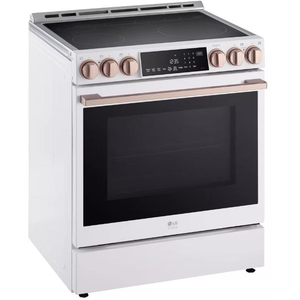 LG STUDIO Studio 30-inch Slide-in Induction Range with Air Fry Technology LSIS6338NE IMAGE 5