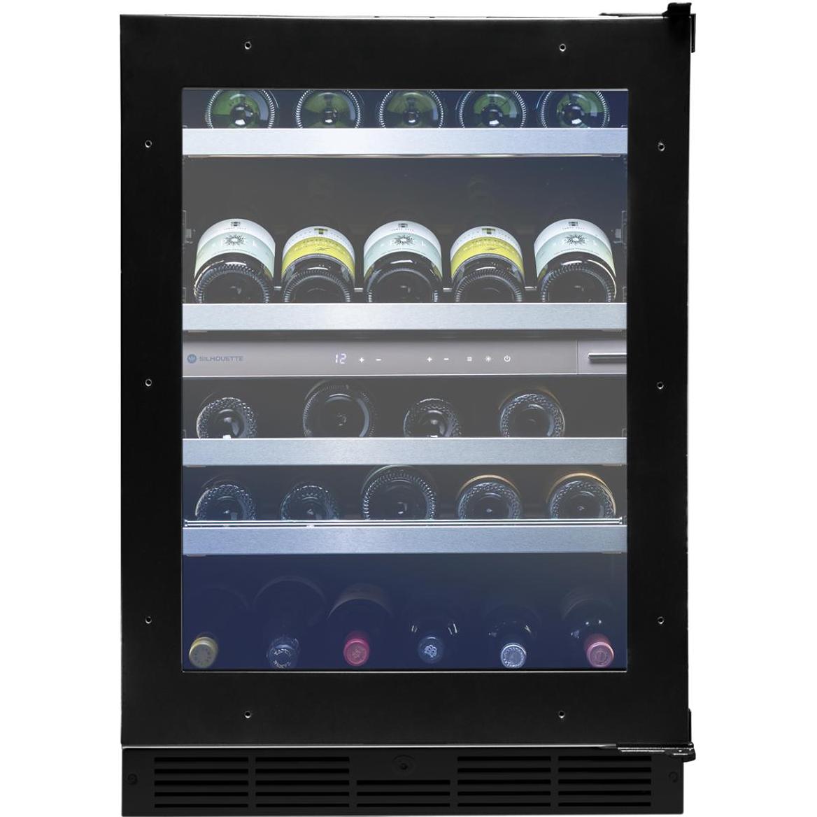 Silhouette 51-Bottle Pro Gen 3 Series Wine Cellar with Two Zones SPRWC052D3SS-P IMAGE 1