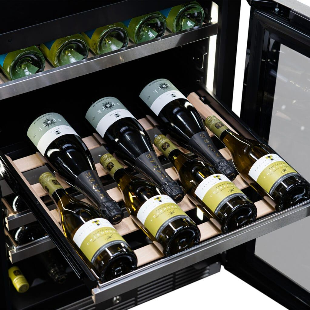 Silhouette 51-Bottle Pro Gen 3 Series Wine Cellar with Two Zones SPRWC052D3SS-P IMAGE 6
