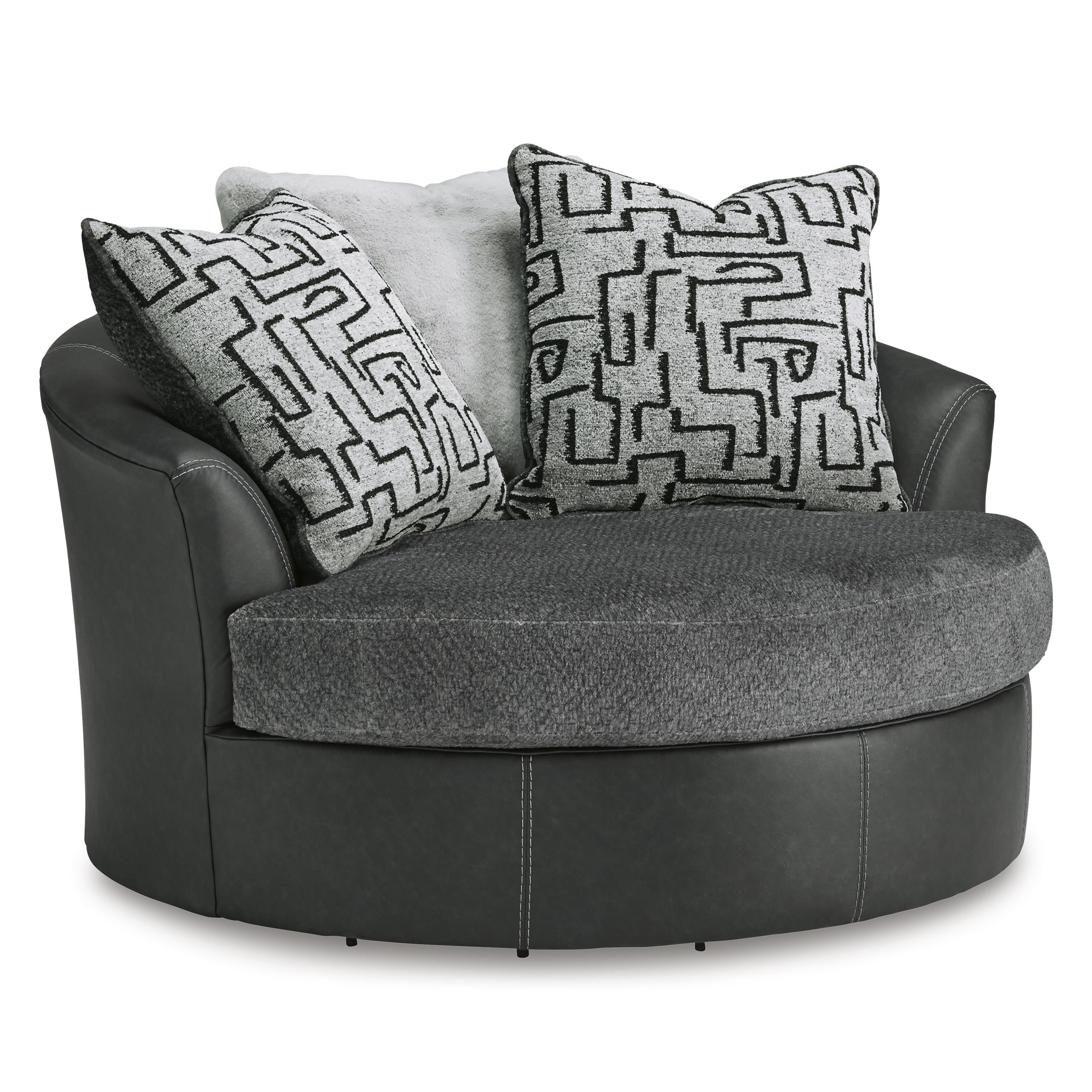 Benchcraft Brixley Pier 2990621C Oversized Swivel Accent Chair IMAGE 1
