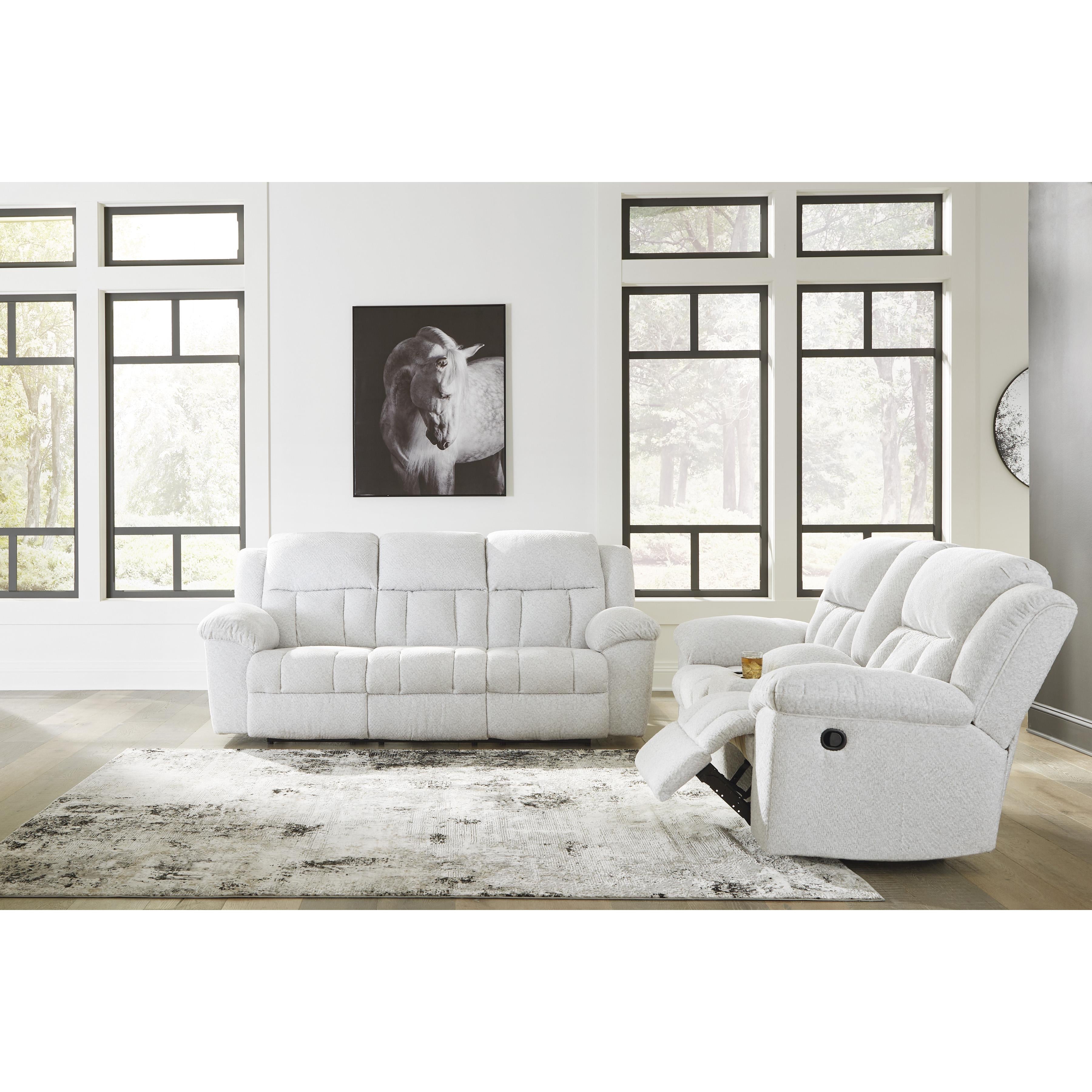 Signature Design by Ashley Frohn 3740594C Double Reclining Loveseat with Console IMAGE 9