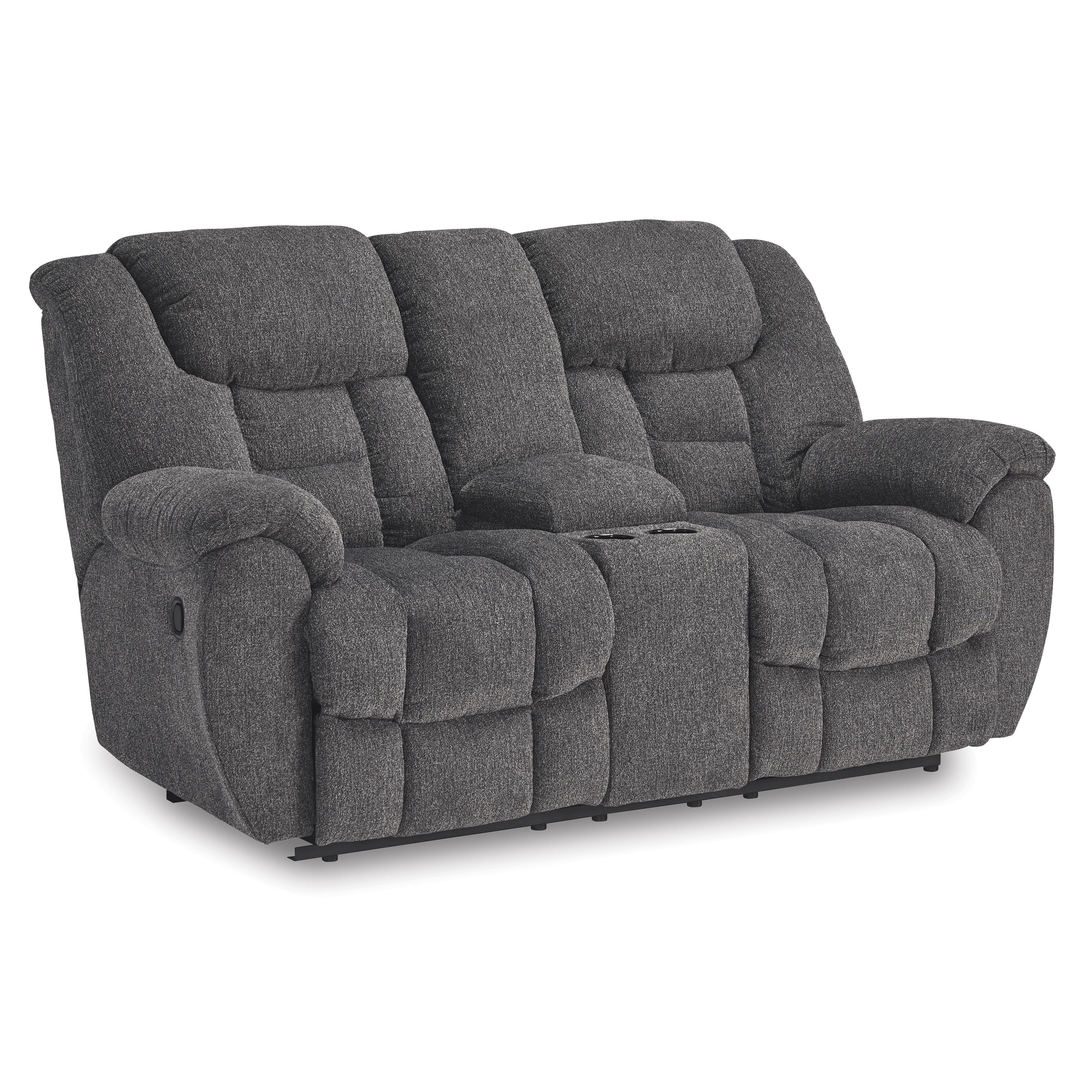 Signature Design by Ashley Foreside 3810494C Double Reclining Loveseat with Console IMAGE 1