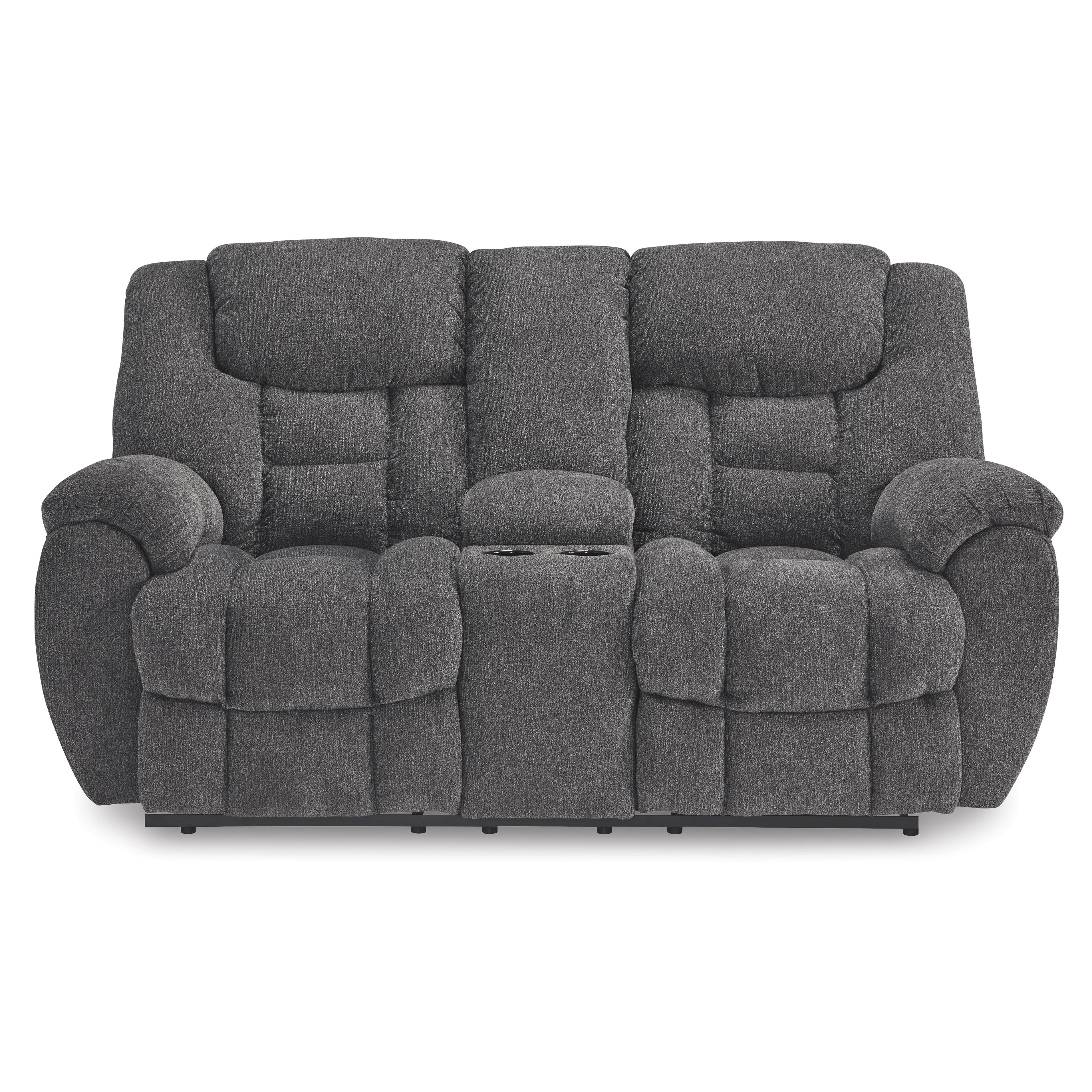 Signature Design by Ashley Foreside 3810494C Double Reclining Loveseat with Console IMAGE 3