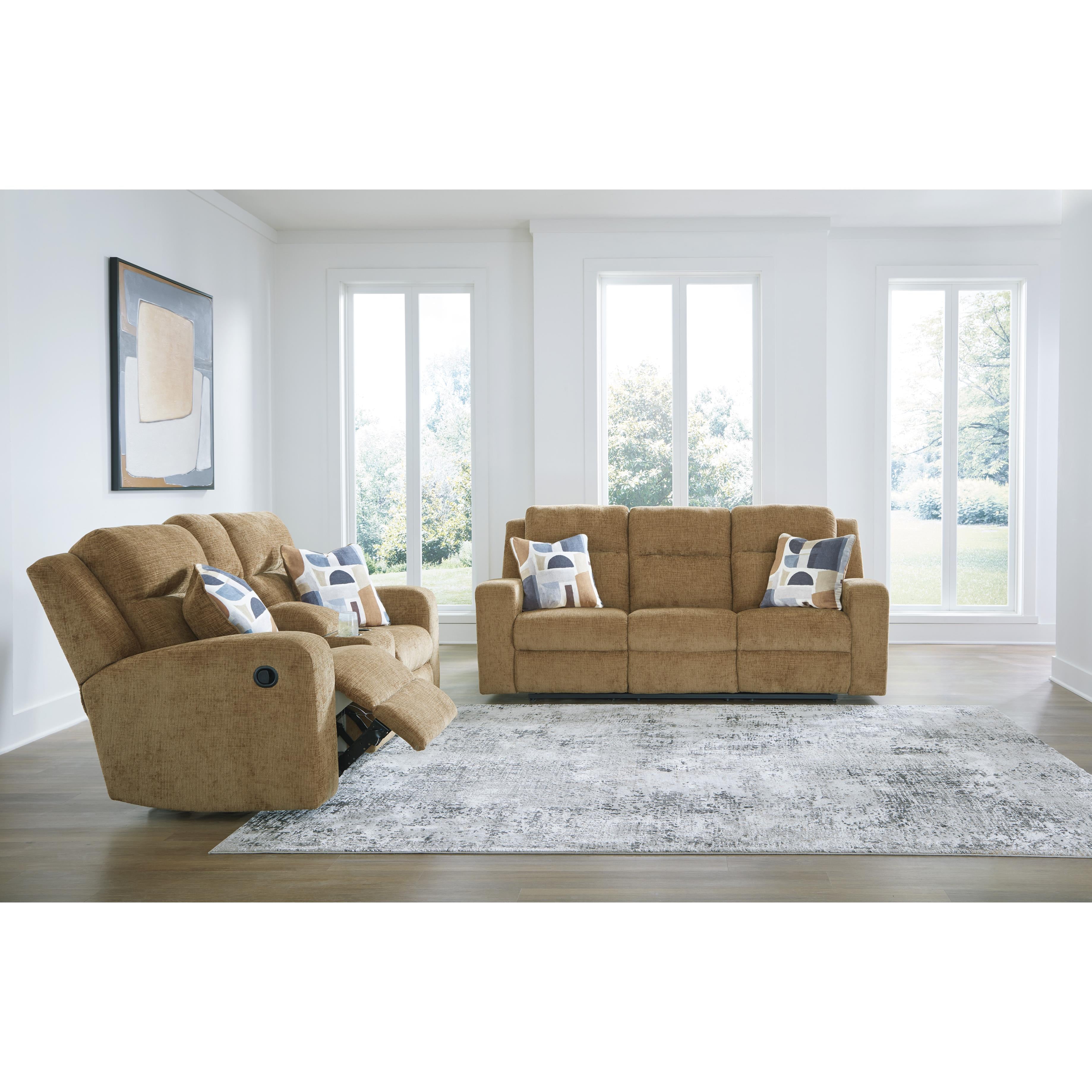 Signature Design by Ashley Kanlow 3860594C Double Reclining Loveseat with Console IMAGE 8